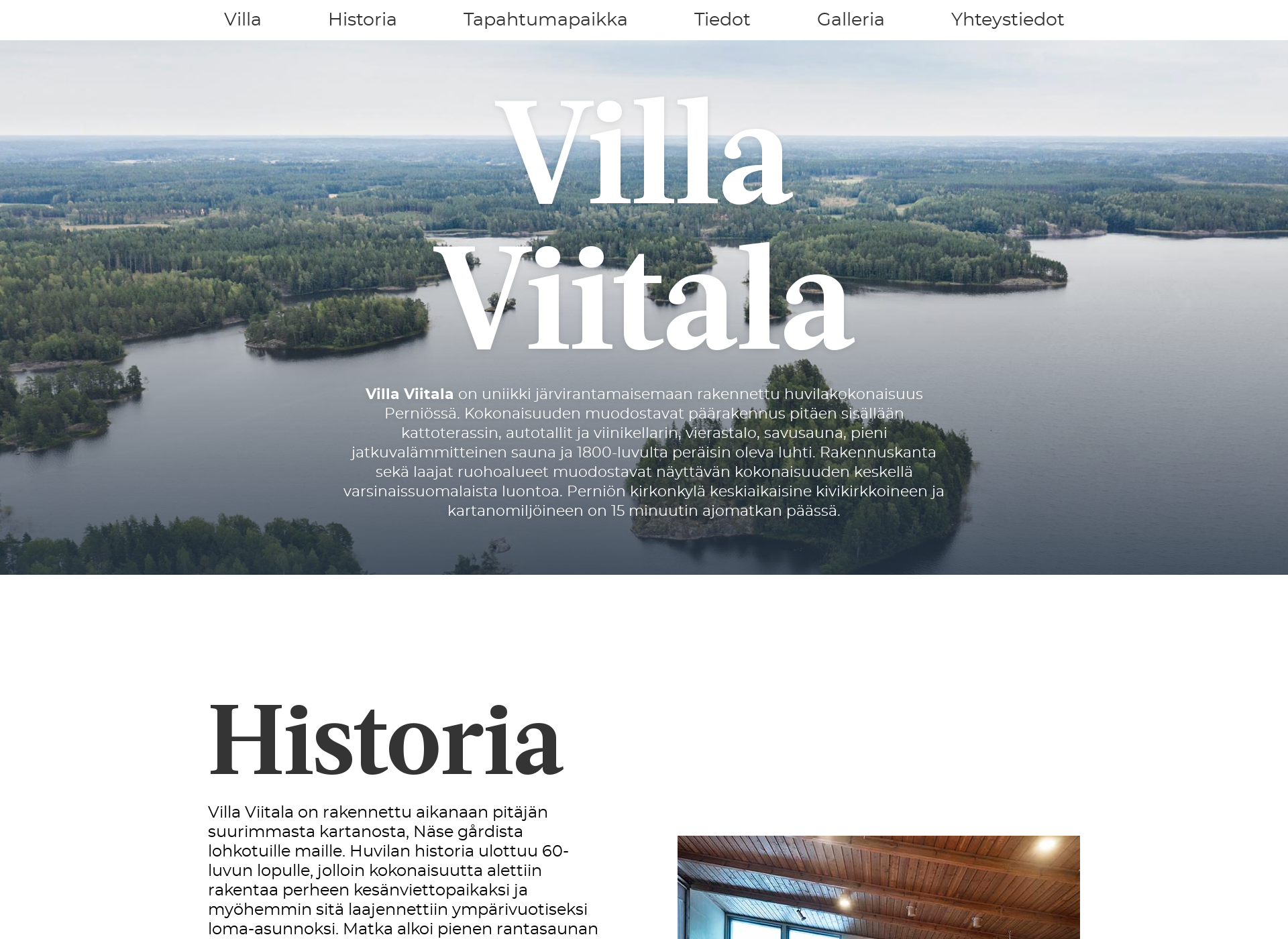 Screenshot for villaviitala.fi