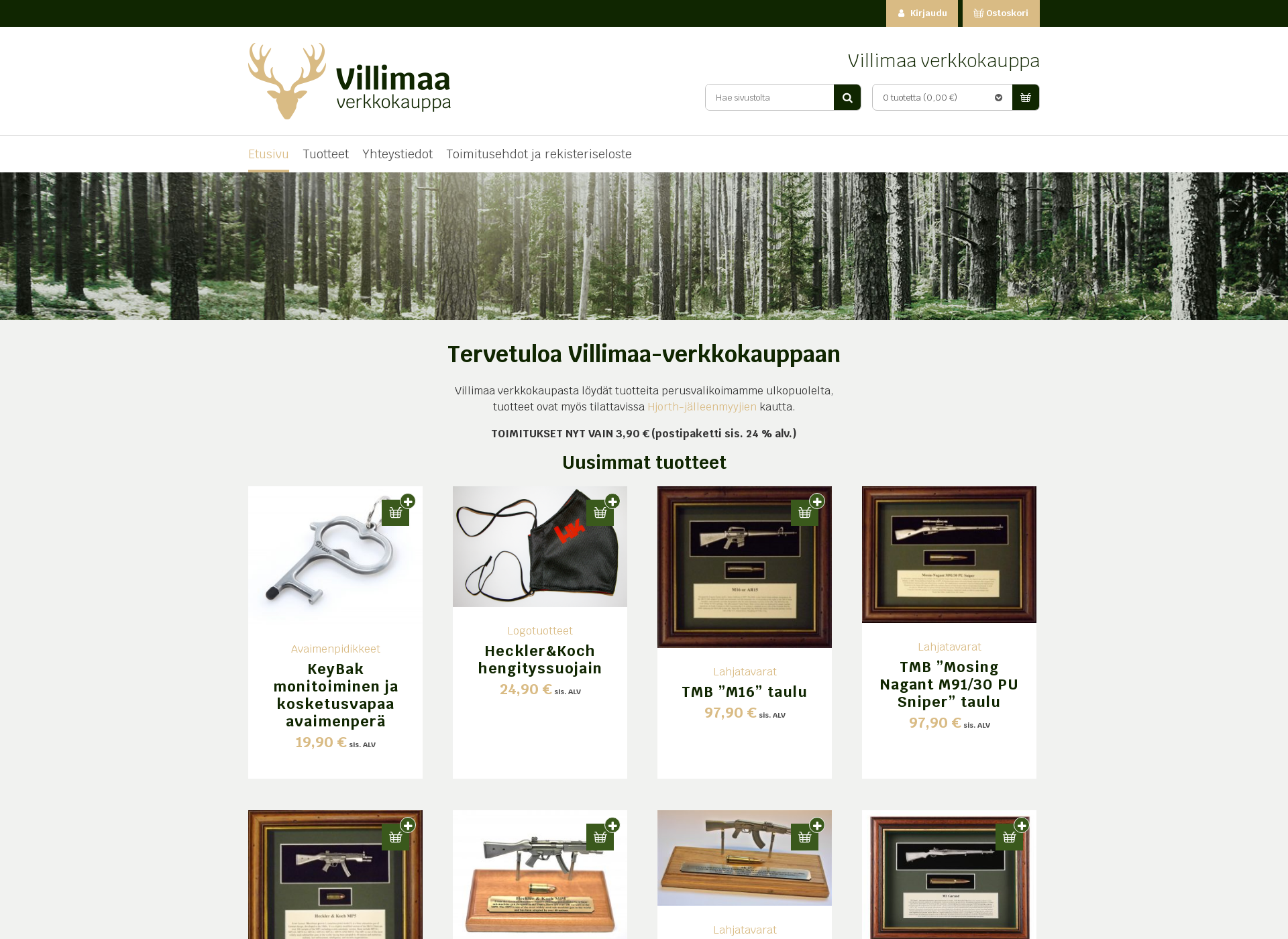 Screenshot for villimaa.fi