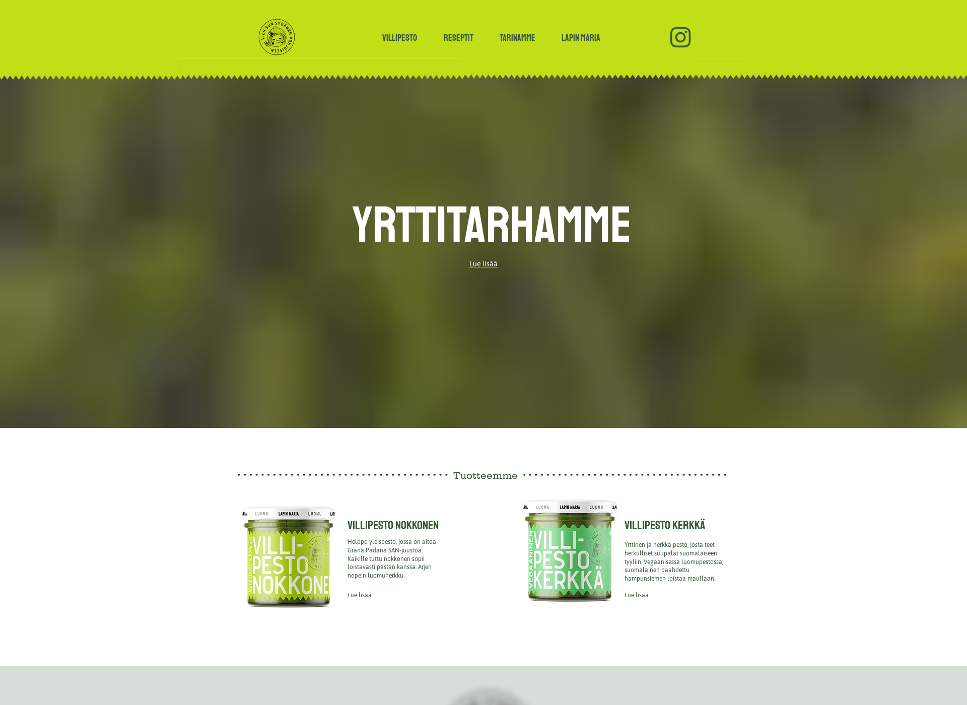 Screenshot for villipesto.fi