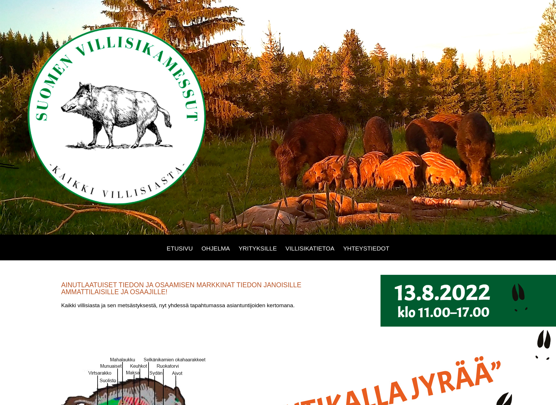 Screenshot for villisikamessut.fi