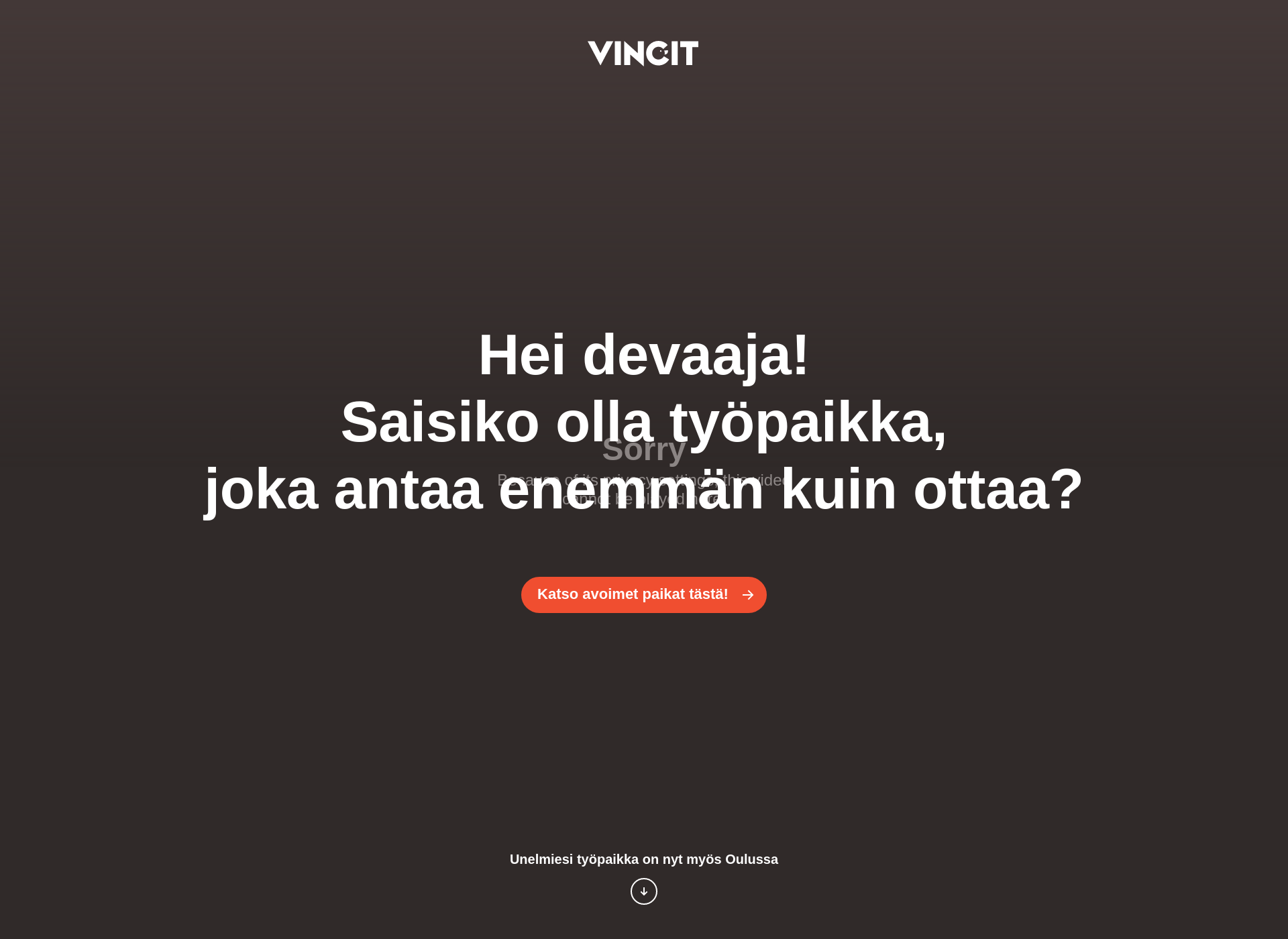 Screenshot for vincitoulu.fi