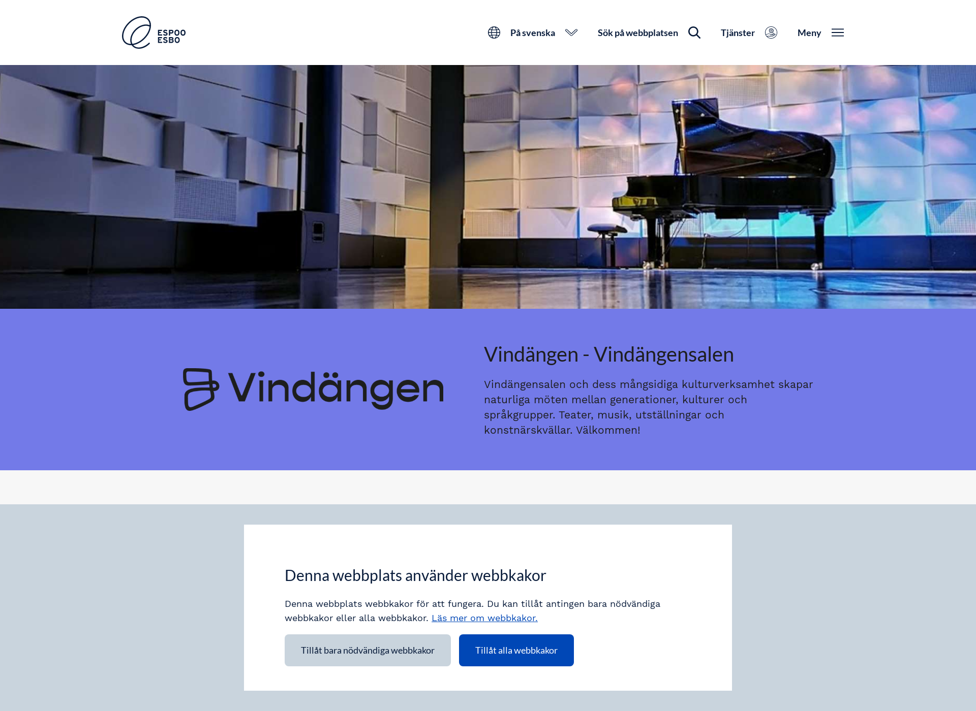 Screenshot for vindangen.fi