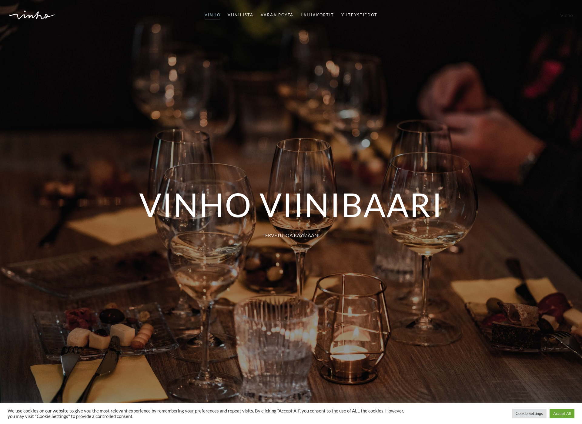 Screenshot for vinho.fi