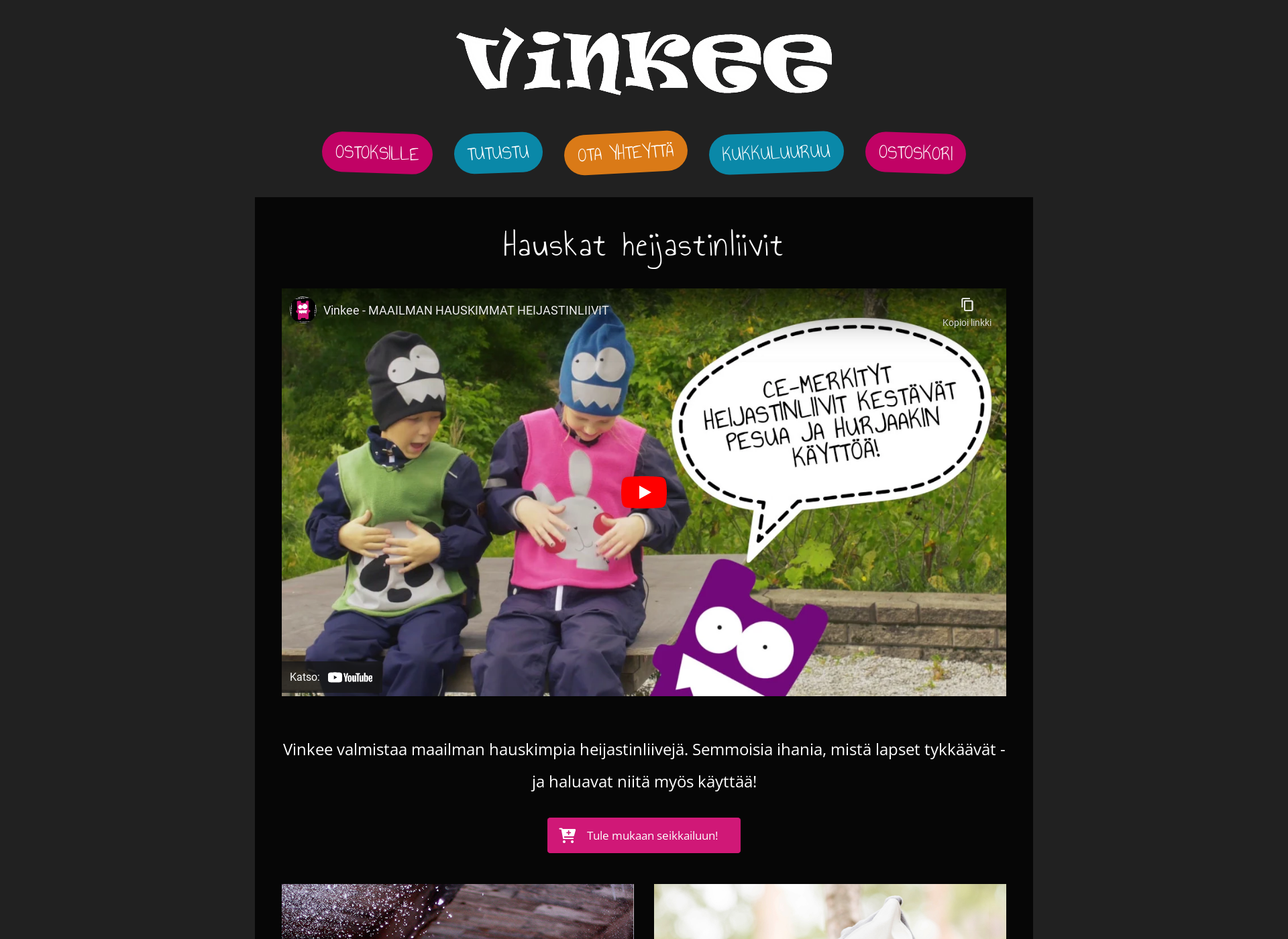 Screenshot for vinkee.fi