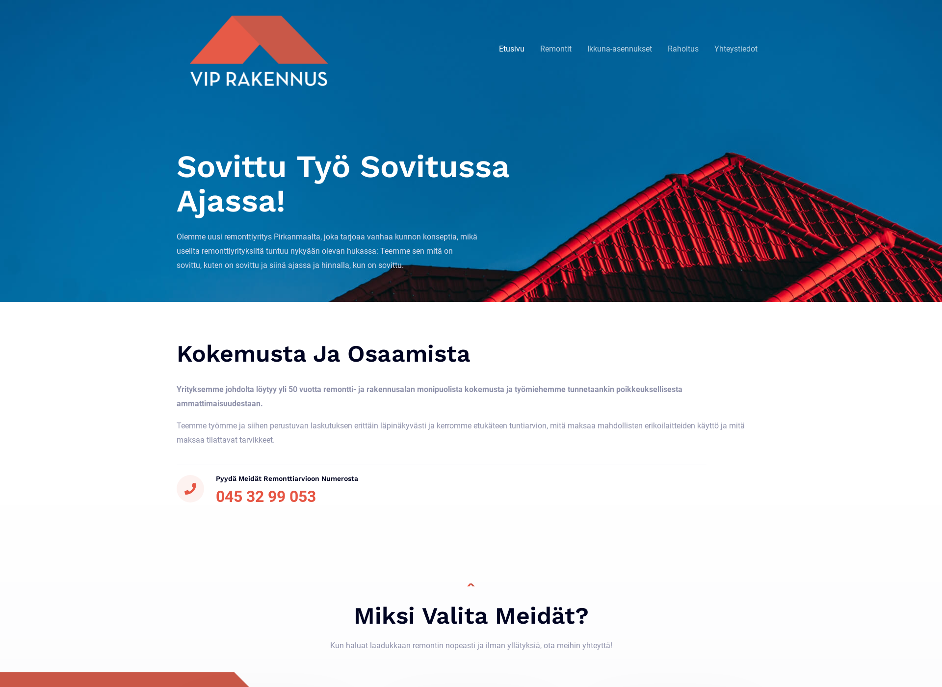 Screenshot for viprakennus.fi