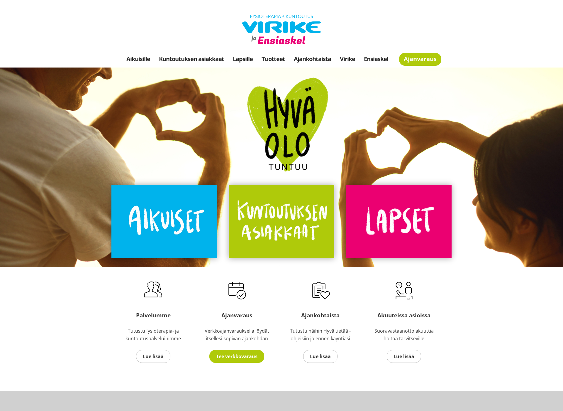 Screenshot for virike.fi