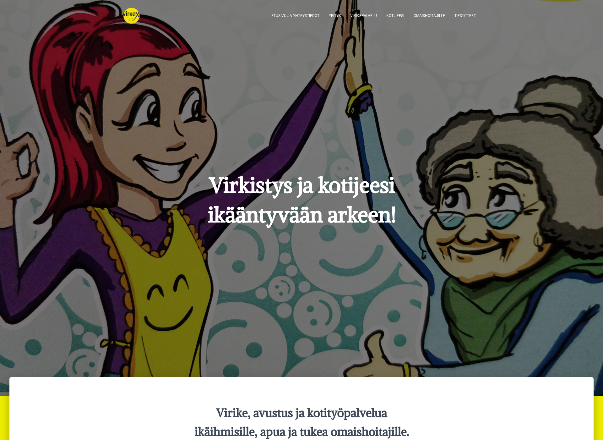Screenshot for virkex.fi
