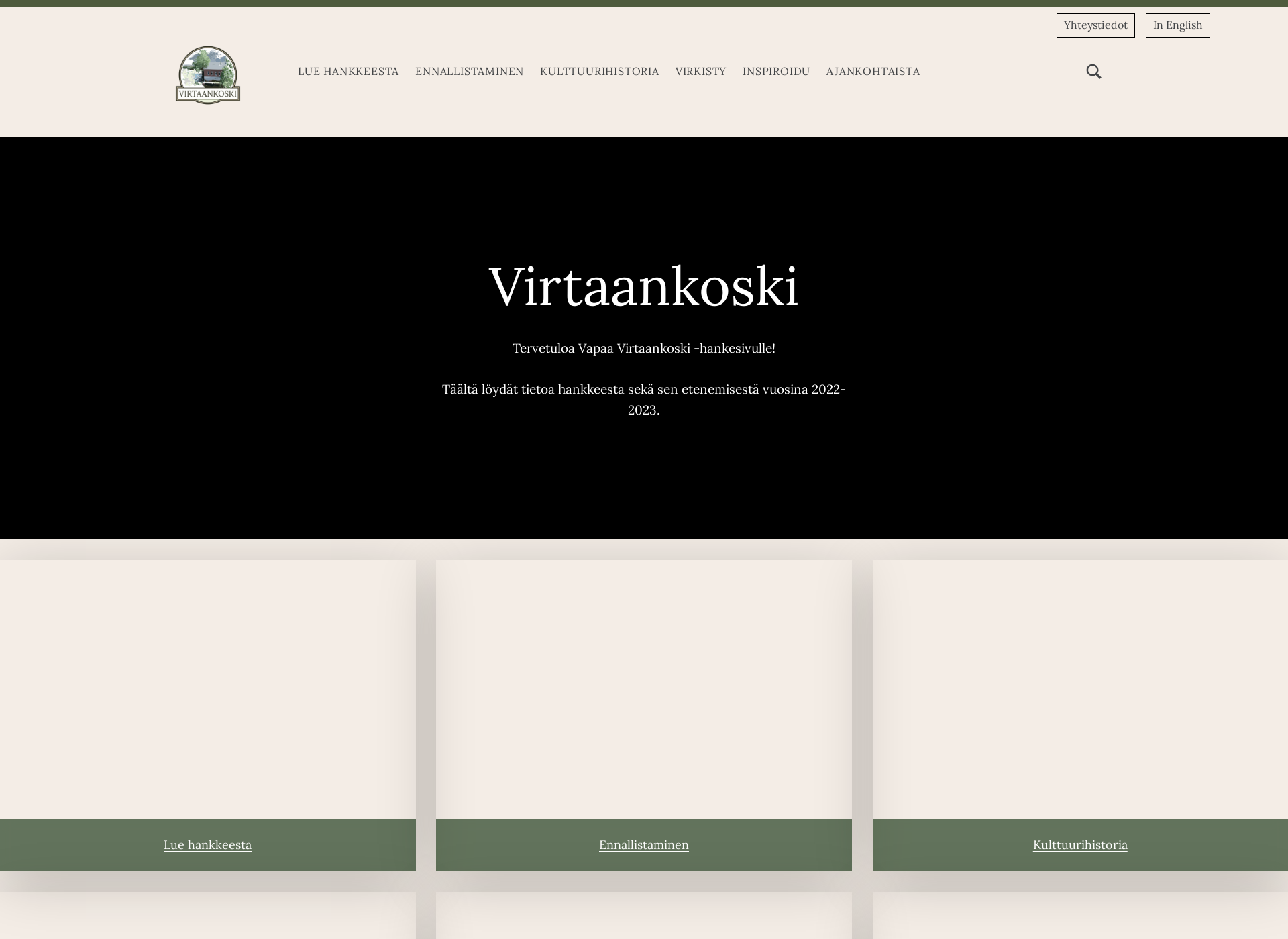 Screenshot for virtaankoski.fi