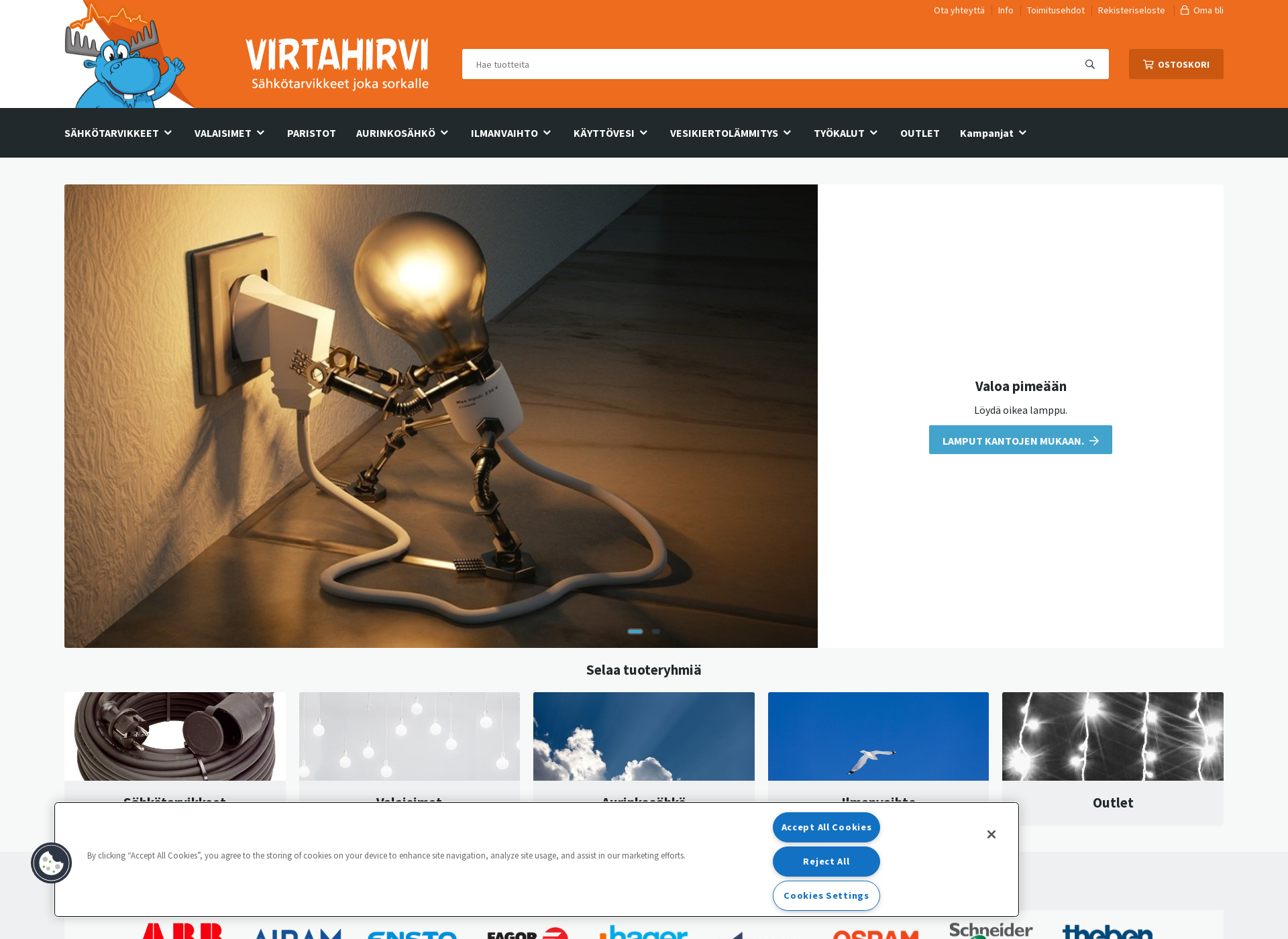 Screenshot for virtahirvi.fi