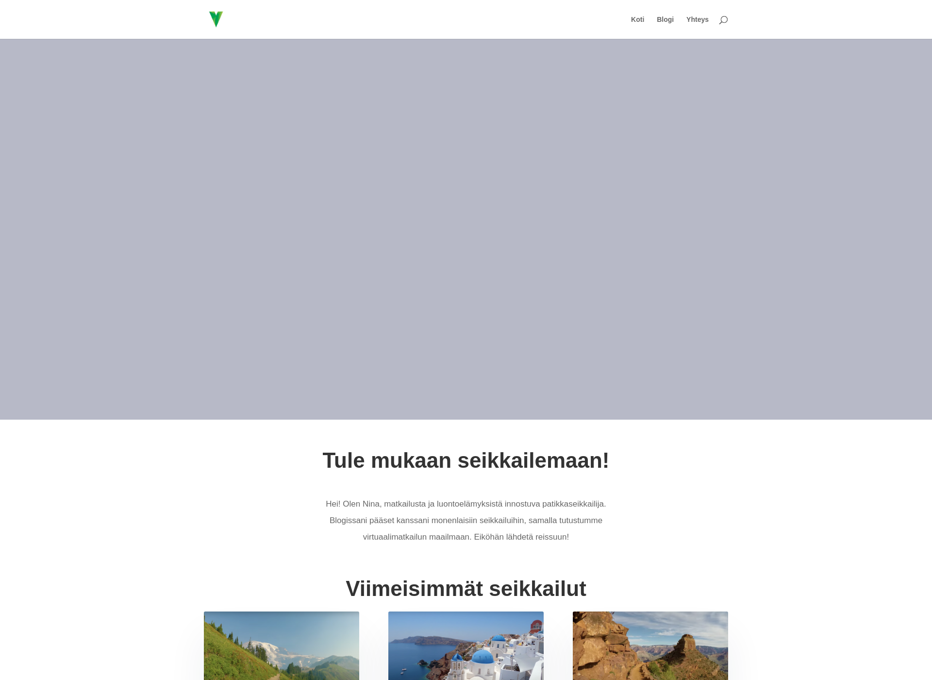 Skärmdump för virtuaalimatkalle.fi