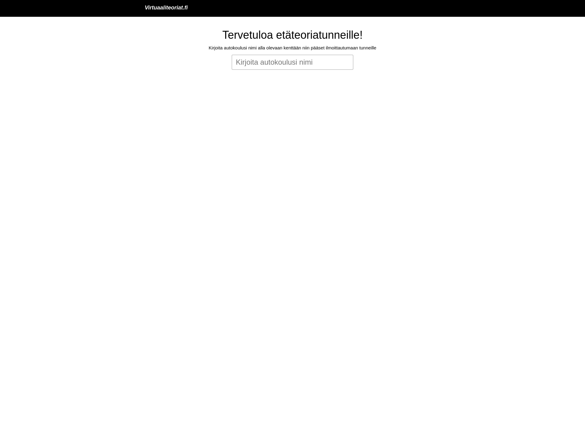 Skärmdump för virtuaaliteoriat.fi