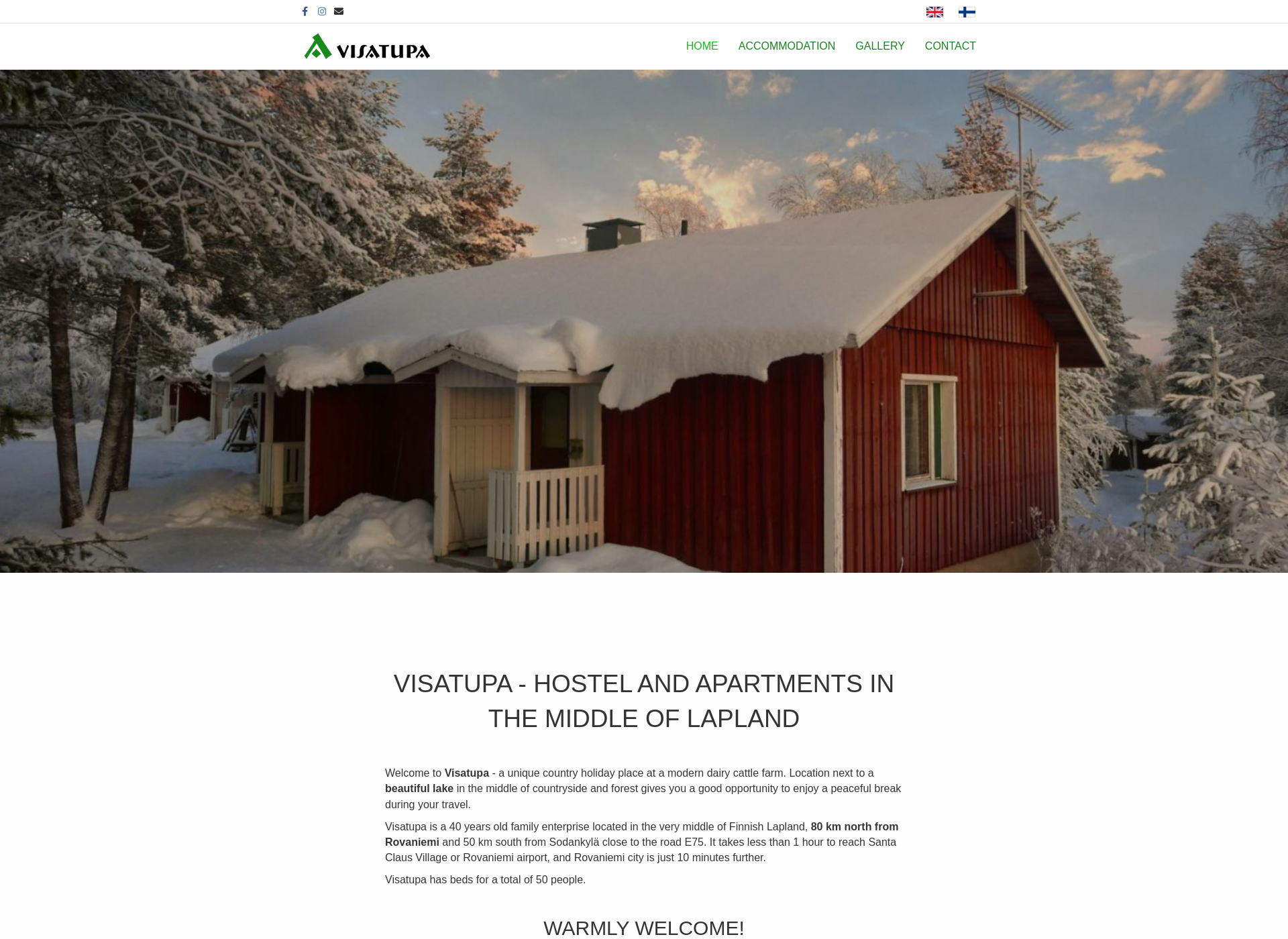 Skärmdump för visatupa.fi