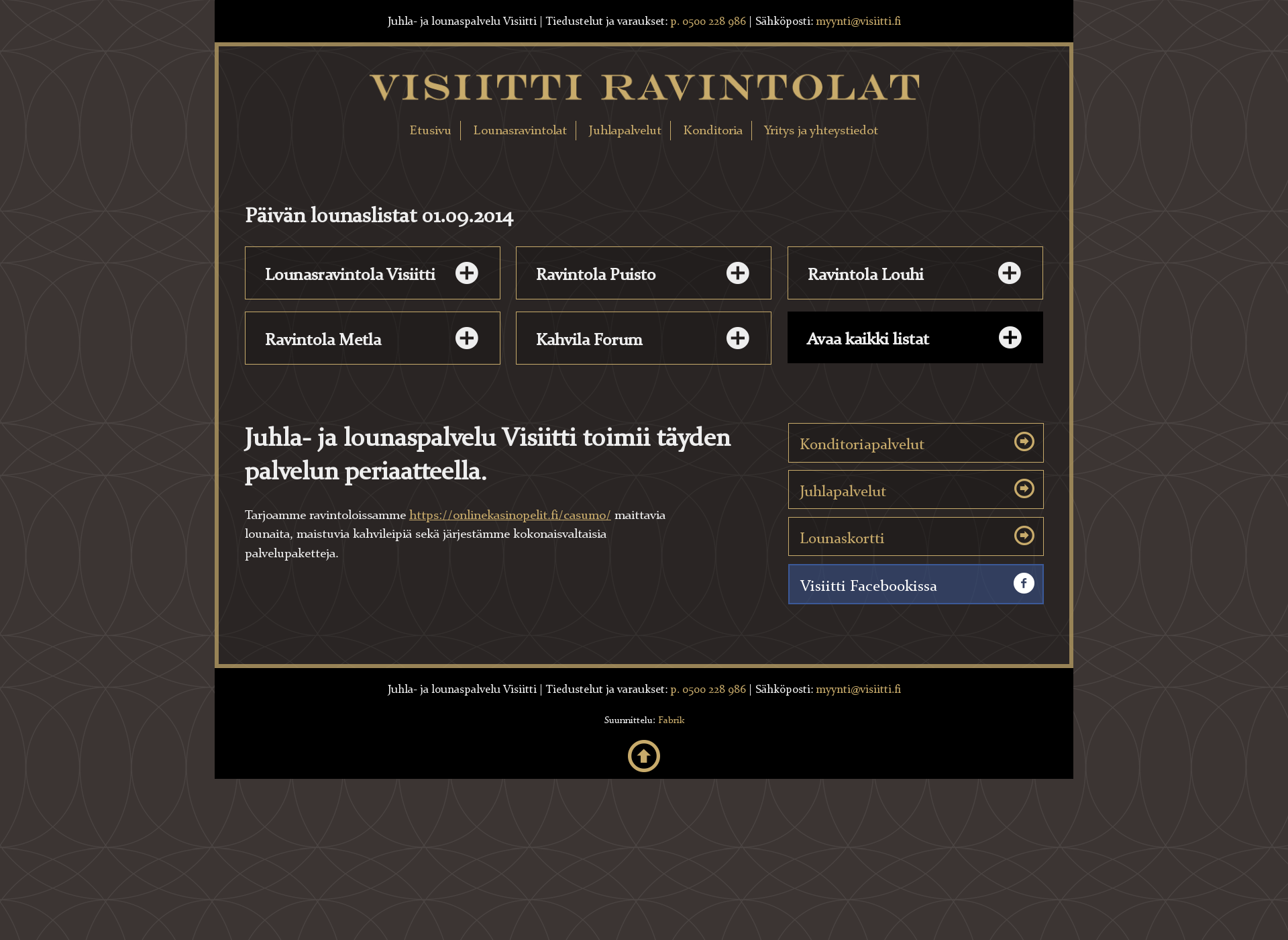Screenshot for visiitti.fi
