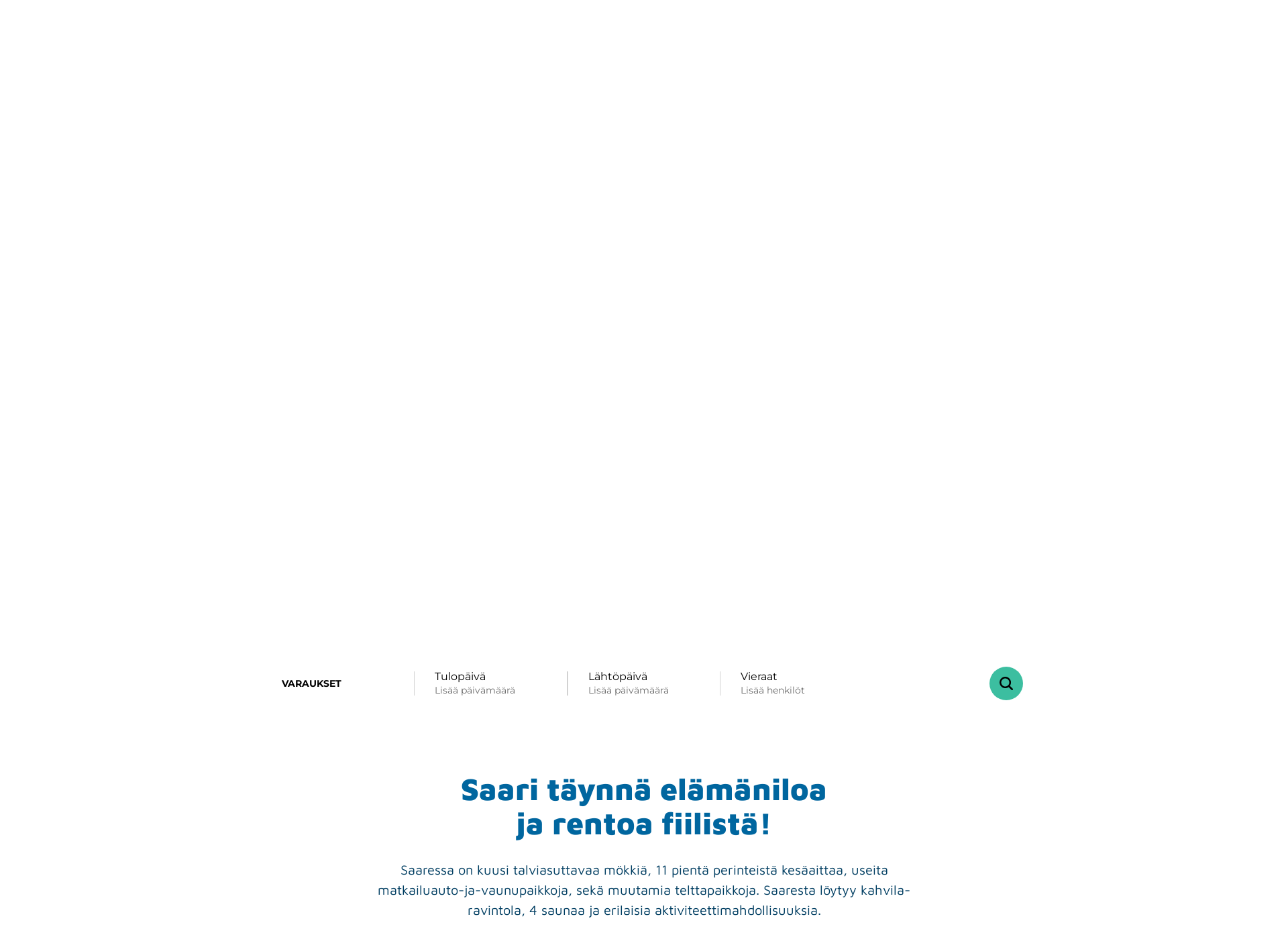 Skärmdump för visitheinasaari.fi