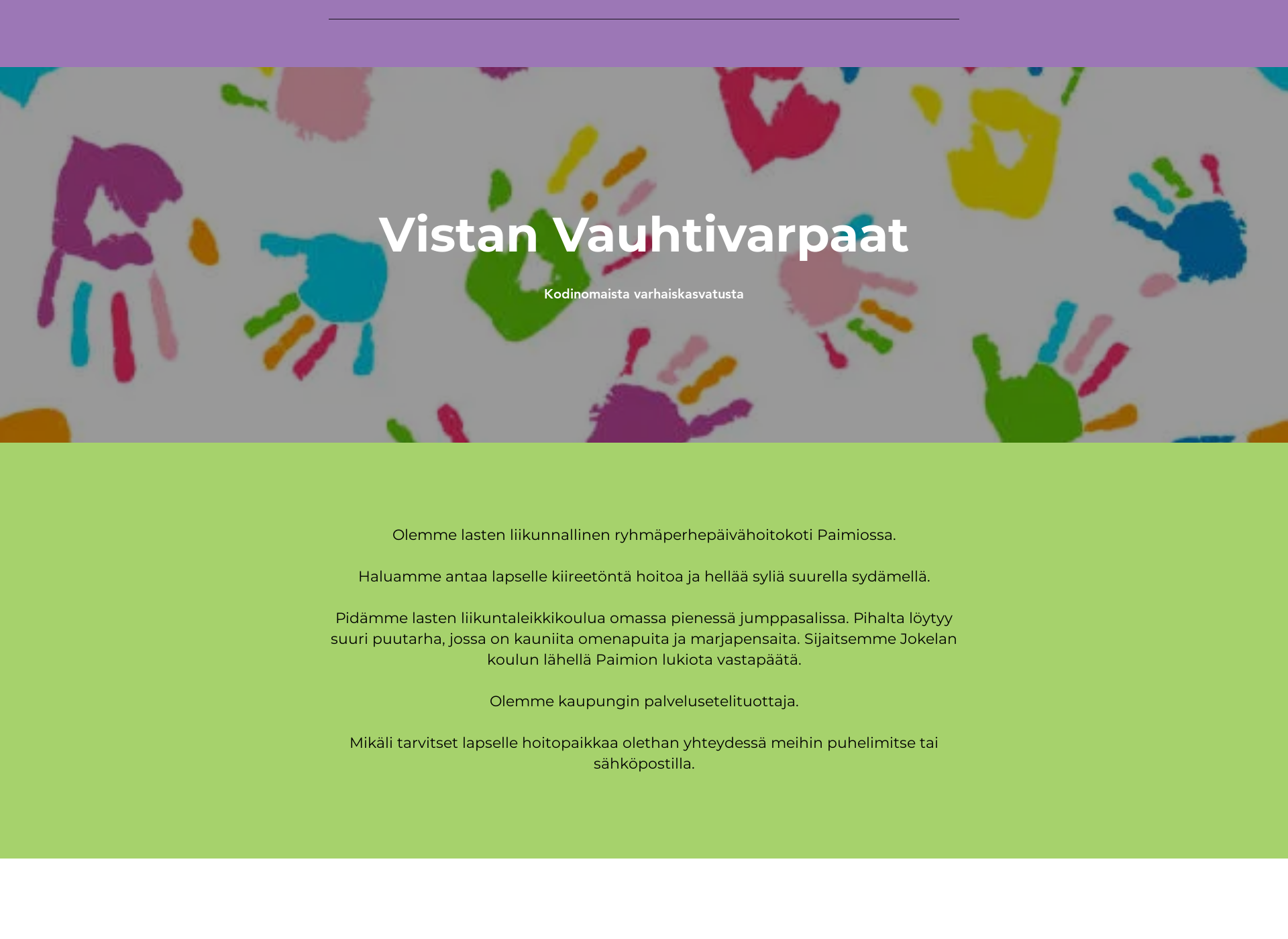 Screenshot for vistanvauhtivarpaat.fi