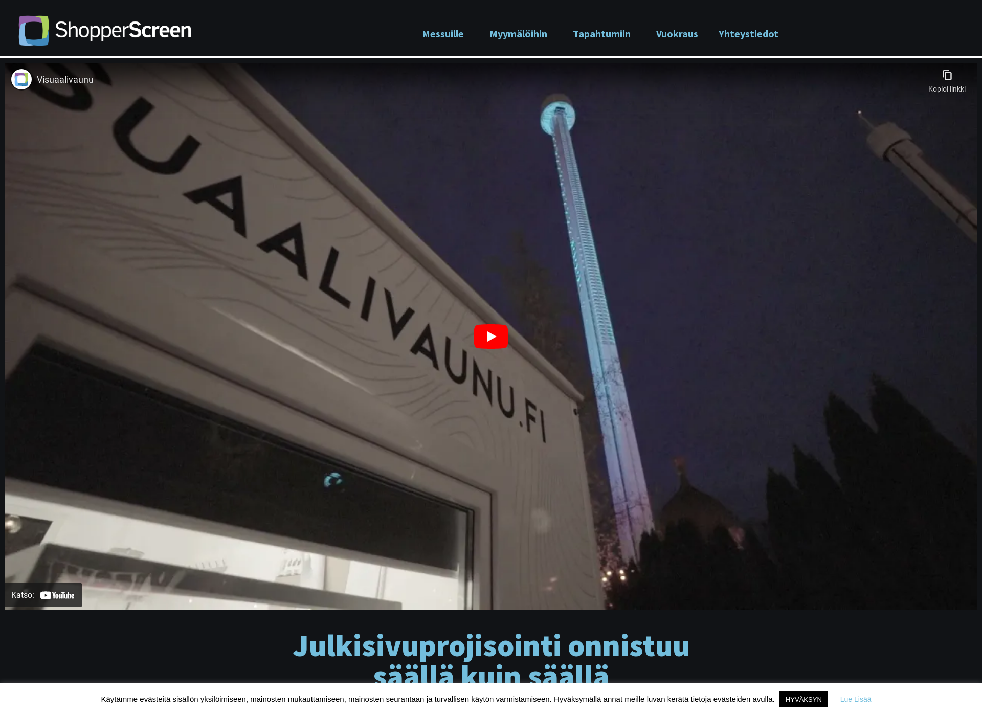 Screenshot for visuaalivaunu.fi