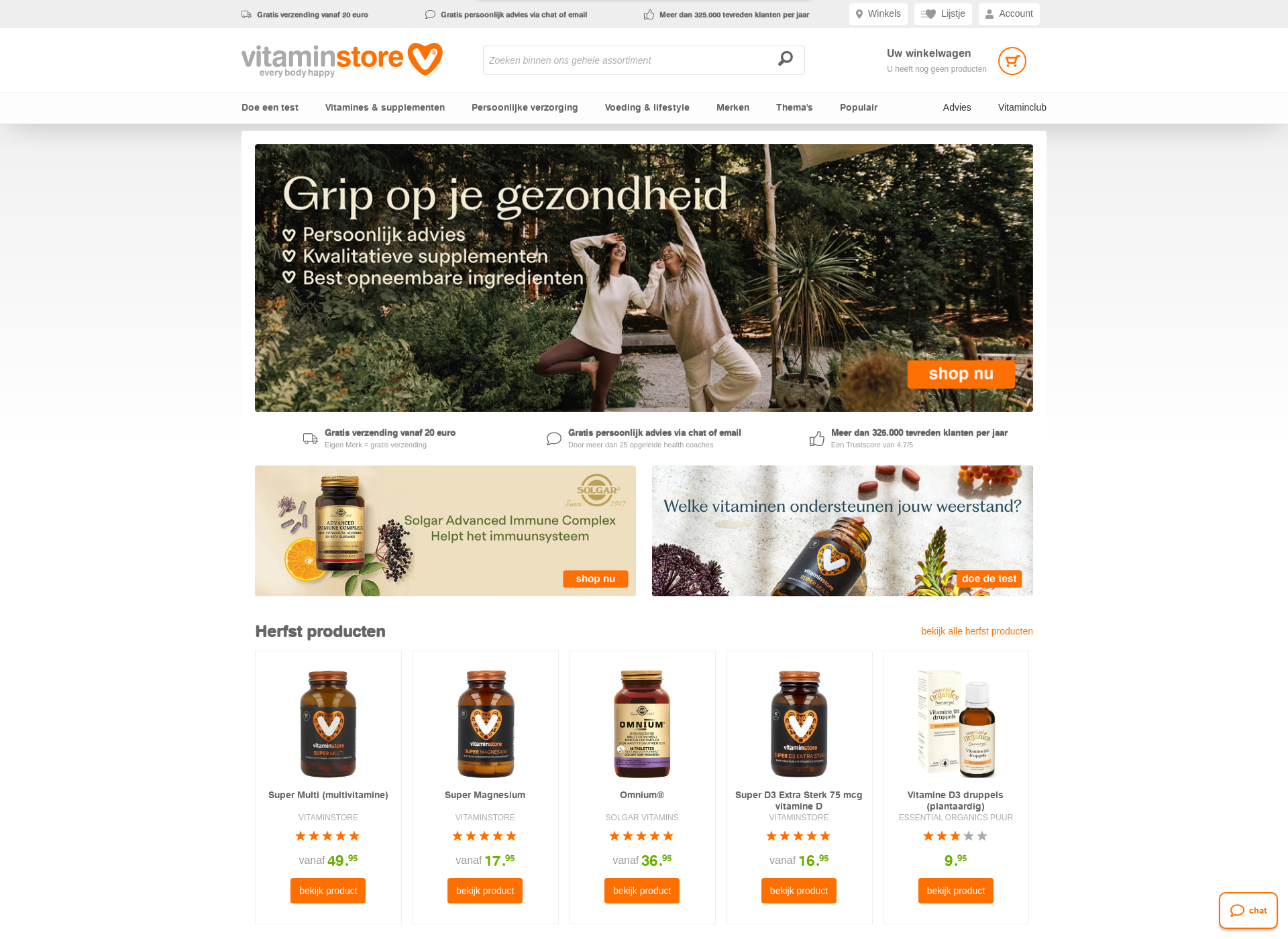 Screenshot for vitaminstore.fi