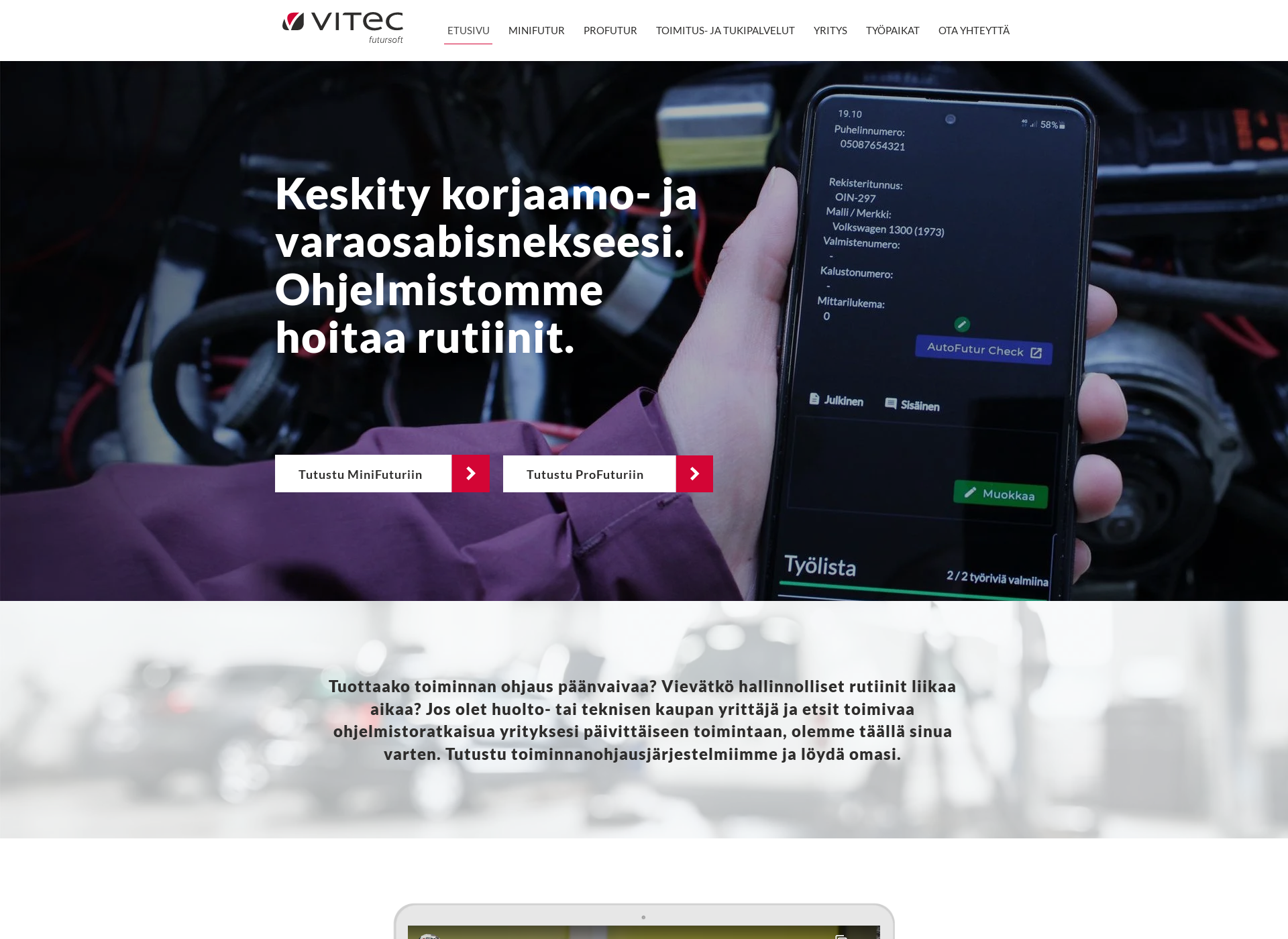 Screenshot for vitecfutur.fi