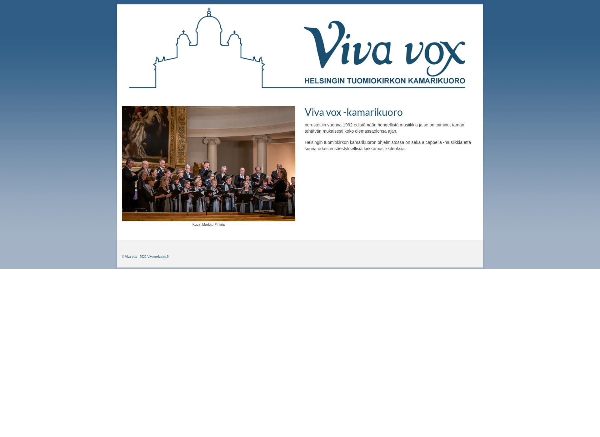 Screenshot for vivavoxkuoro.fi
