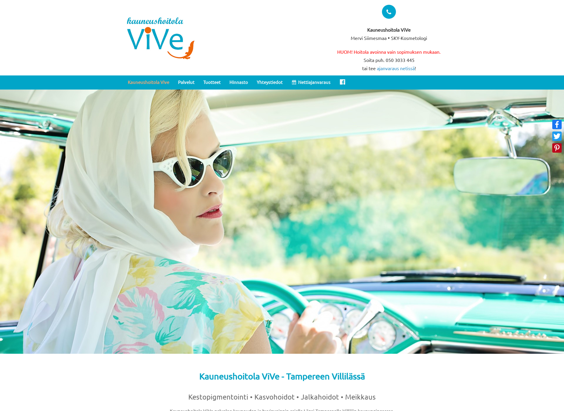 Screenshot for vive.fi