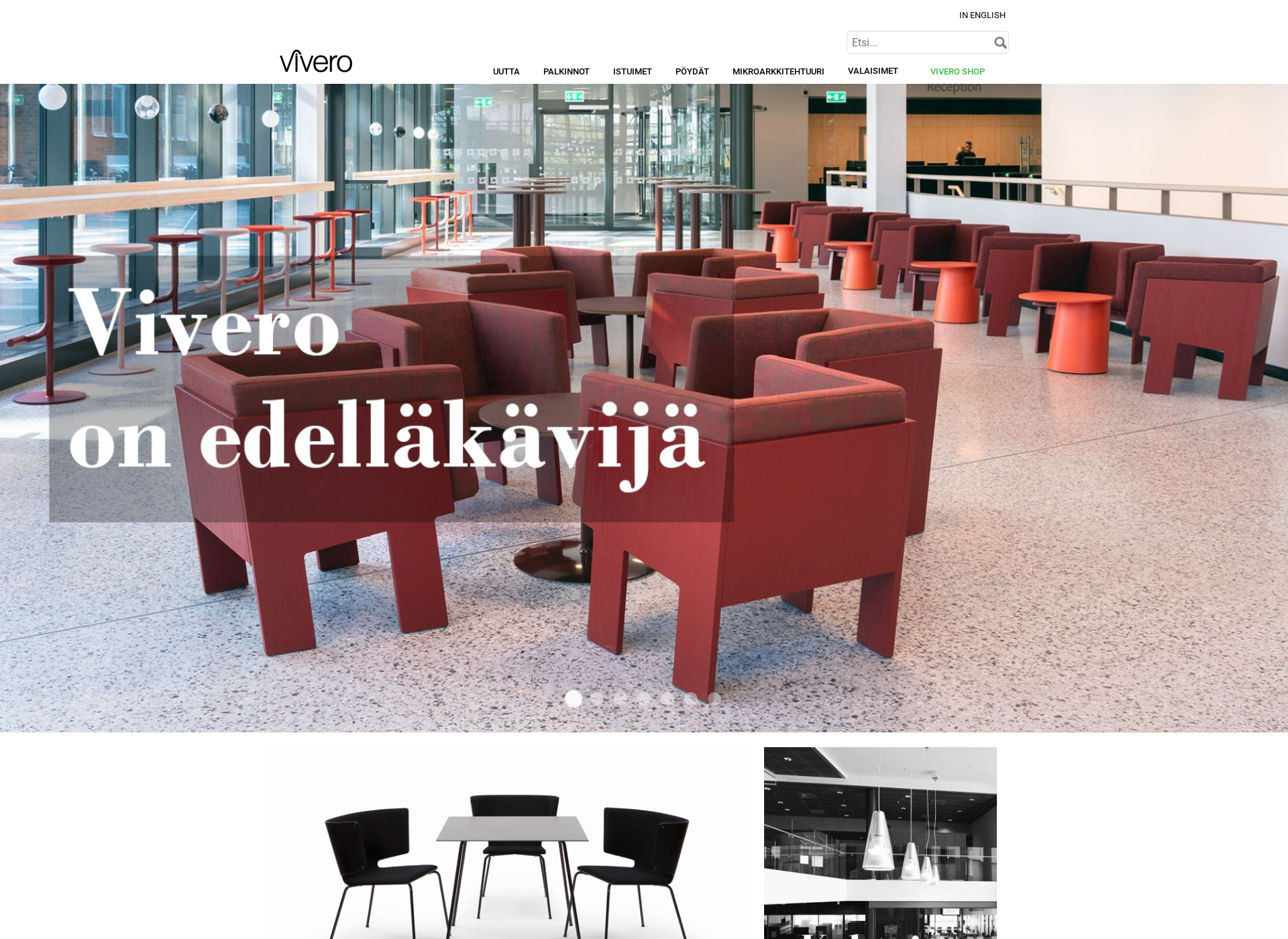 Skärmdump för vivero.fi