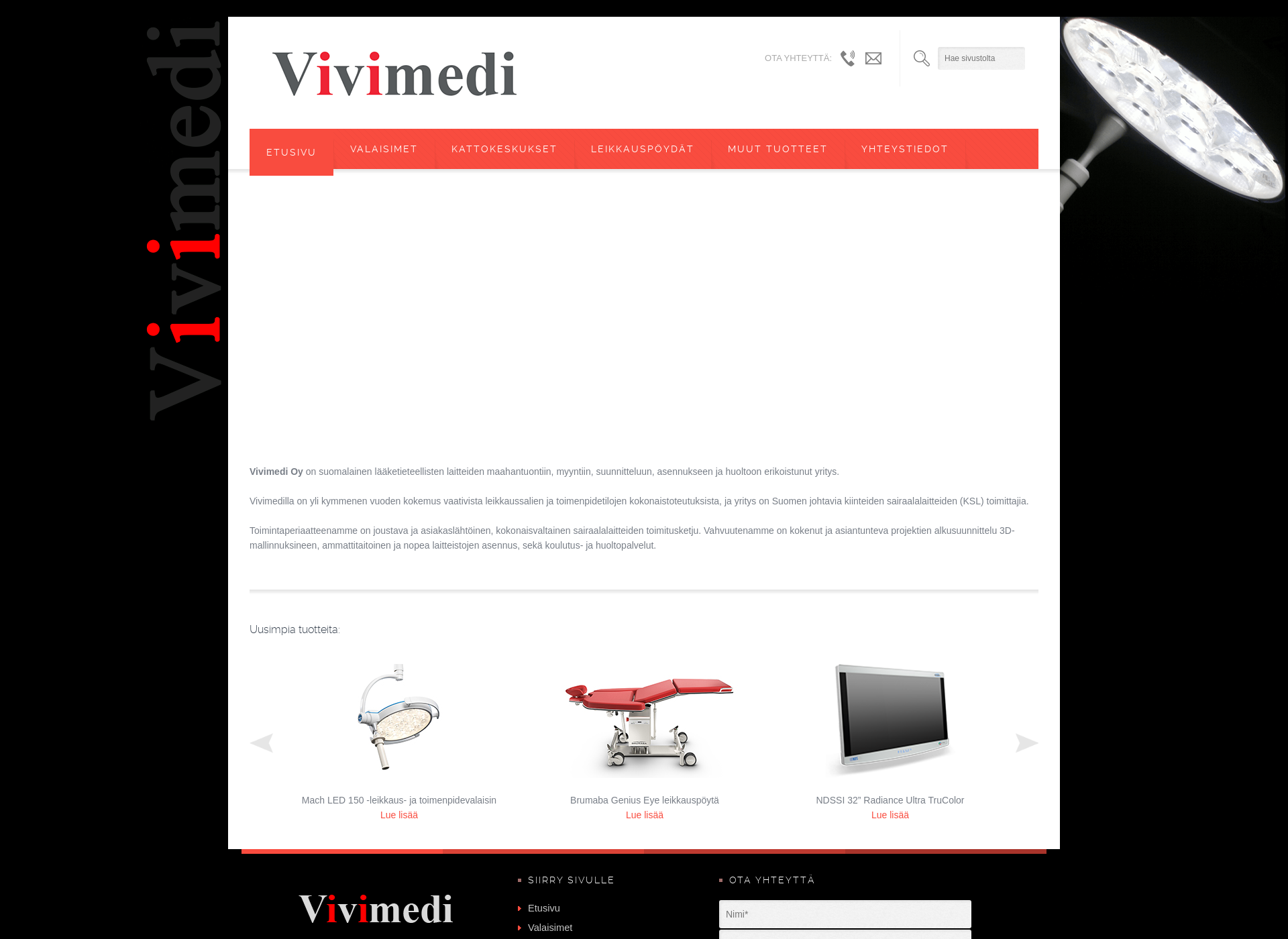 Screenshot for vivimedi.fi