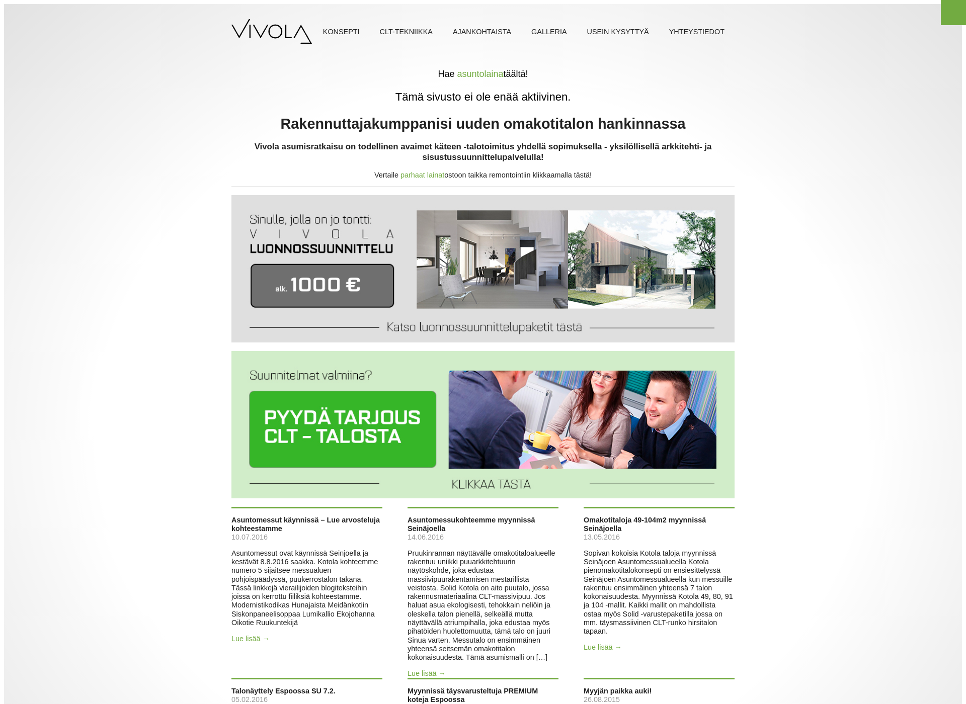Screenshot for vivola.fi