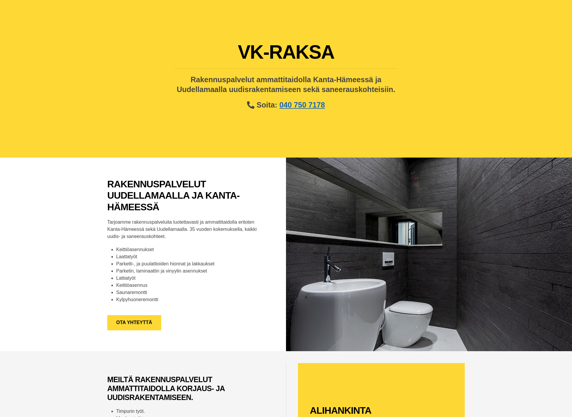 Screenshot for vkraksa.fi