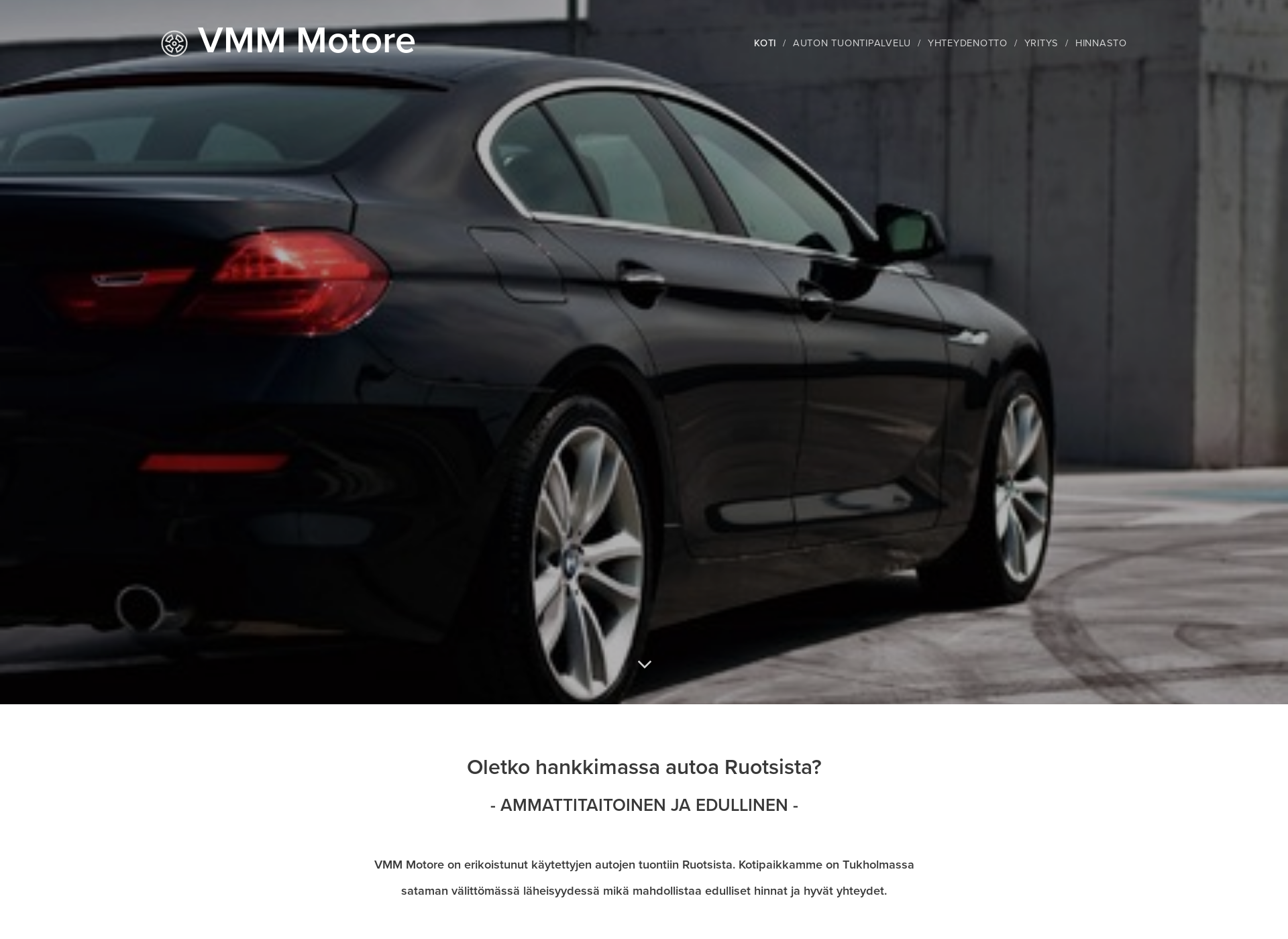 Screenshot for vmm-motore.fi
