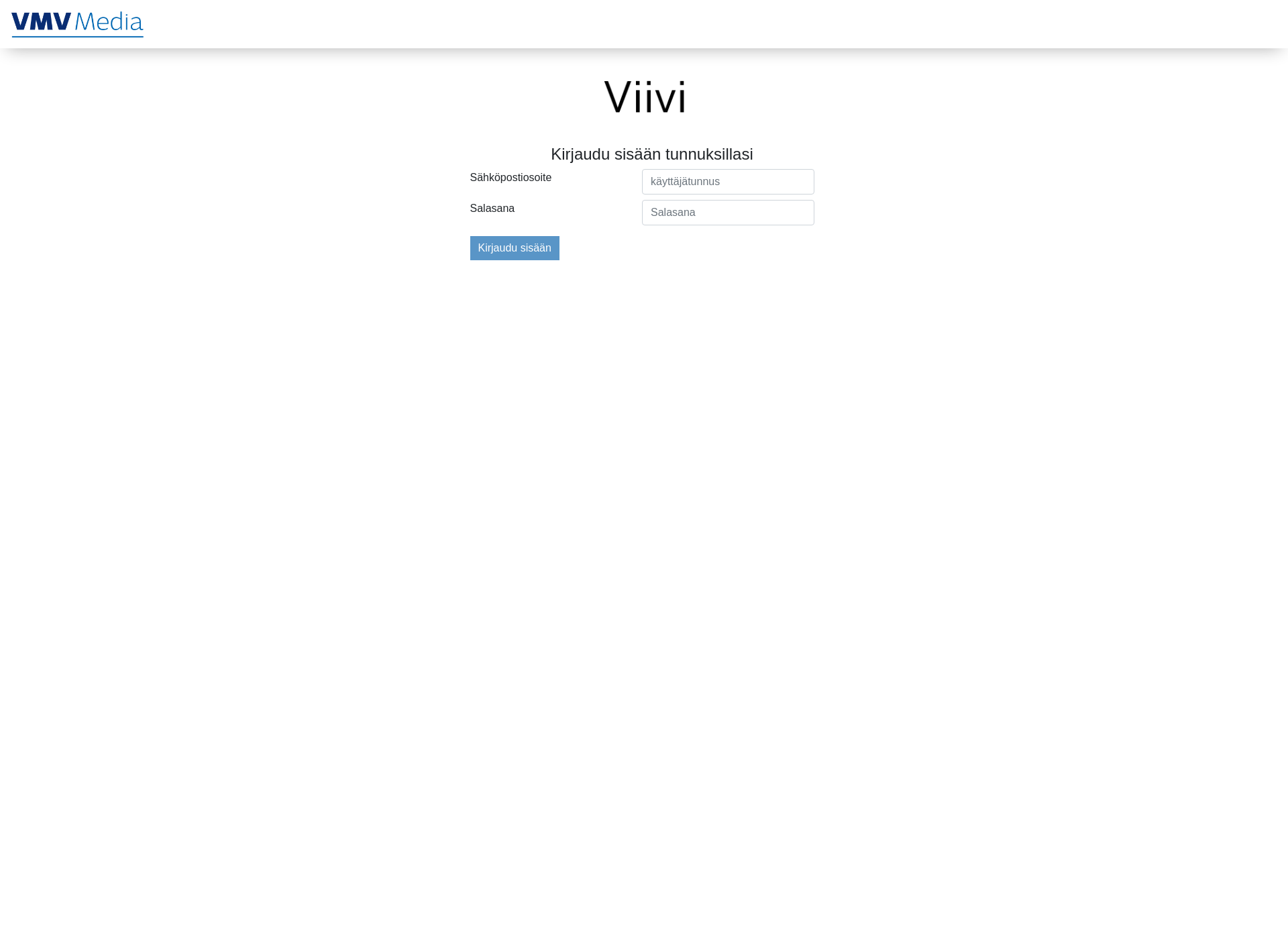 Skärmdump för vmv-intra.fi
