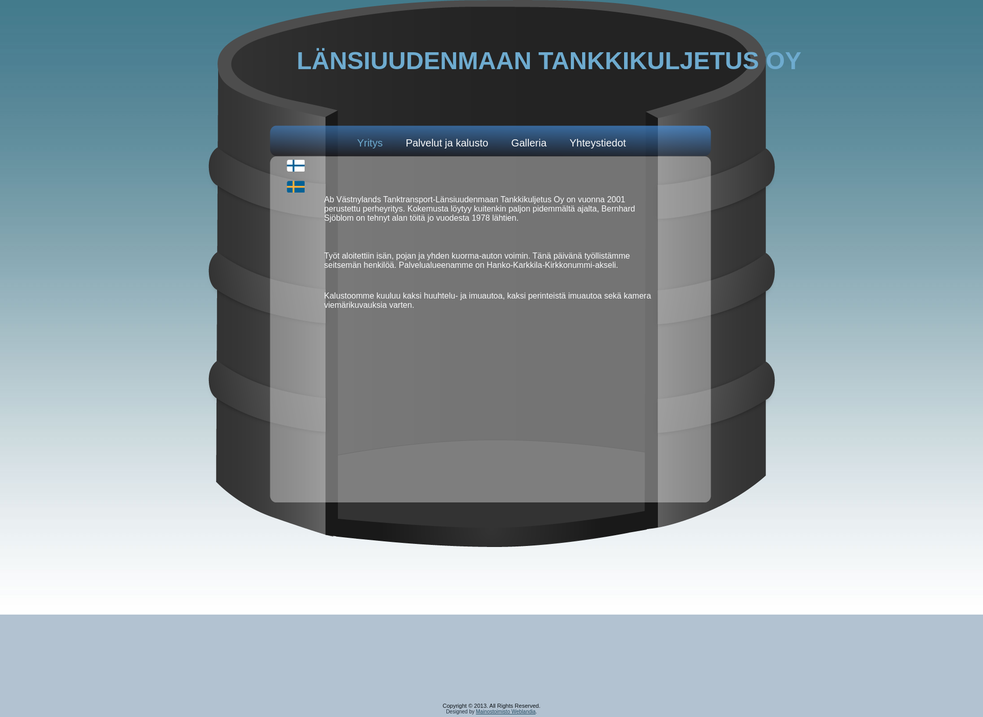 Screenshot for vntanktrasport.fi