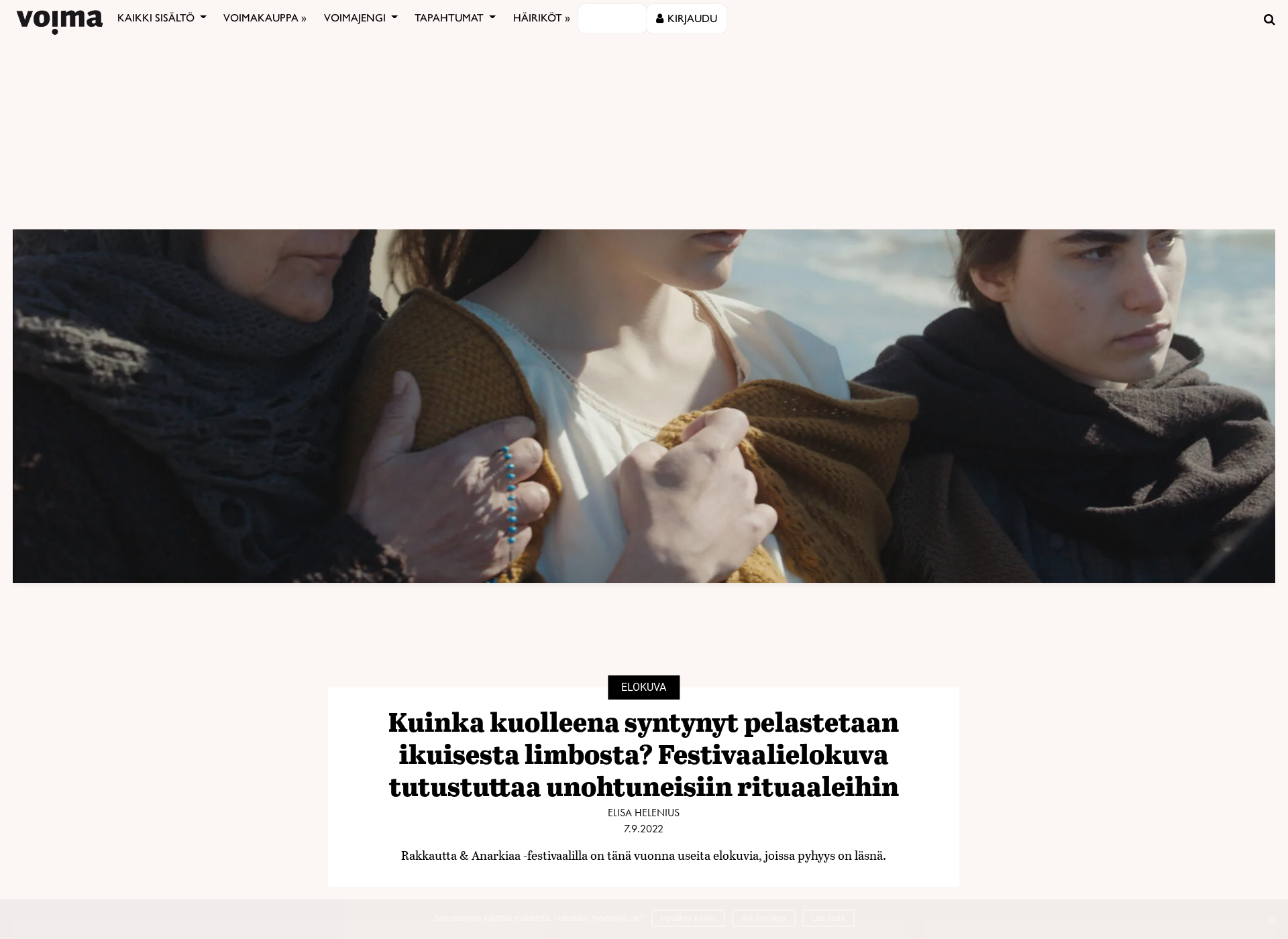 Screenshot for voima.fi