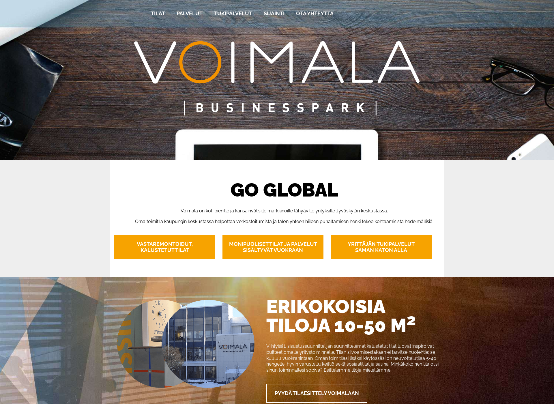 Screenshot for voimalabusinesspark.fi