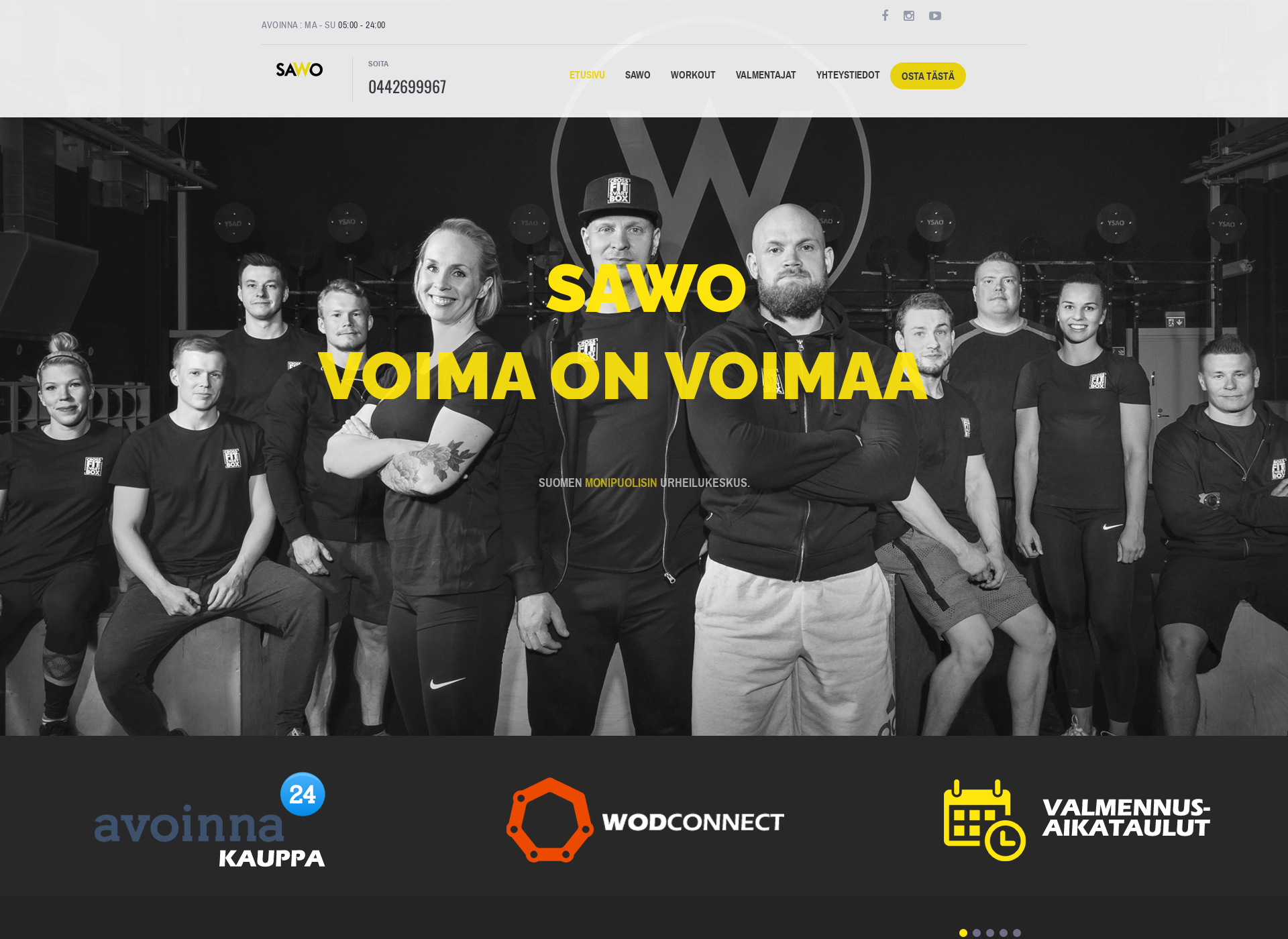 Screenshot for voimaonvoimaa.fi