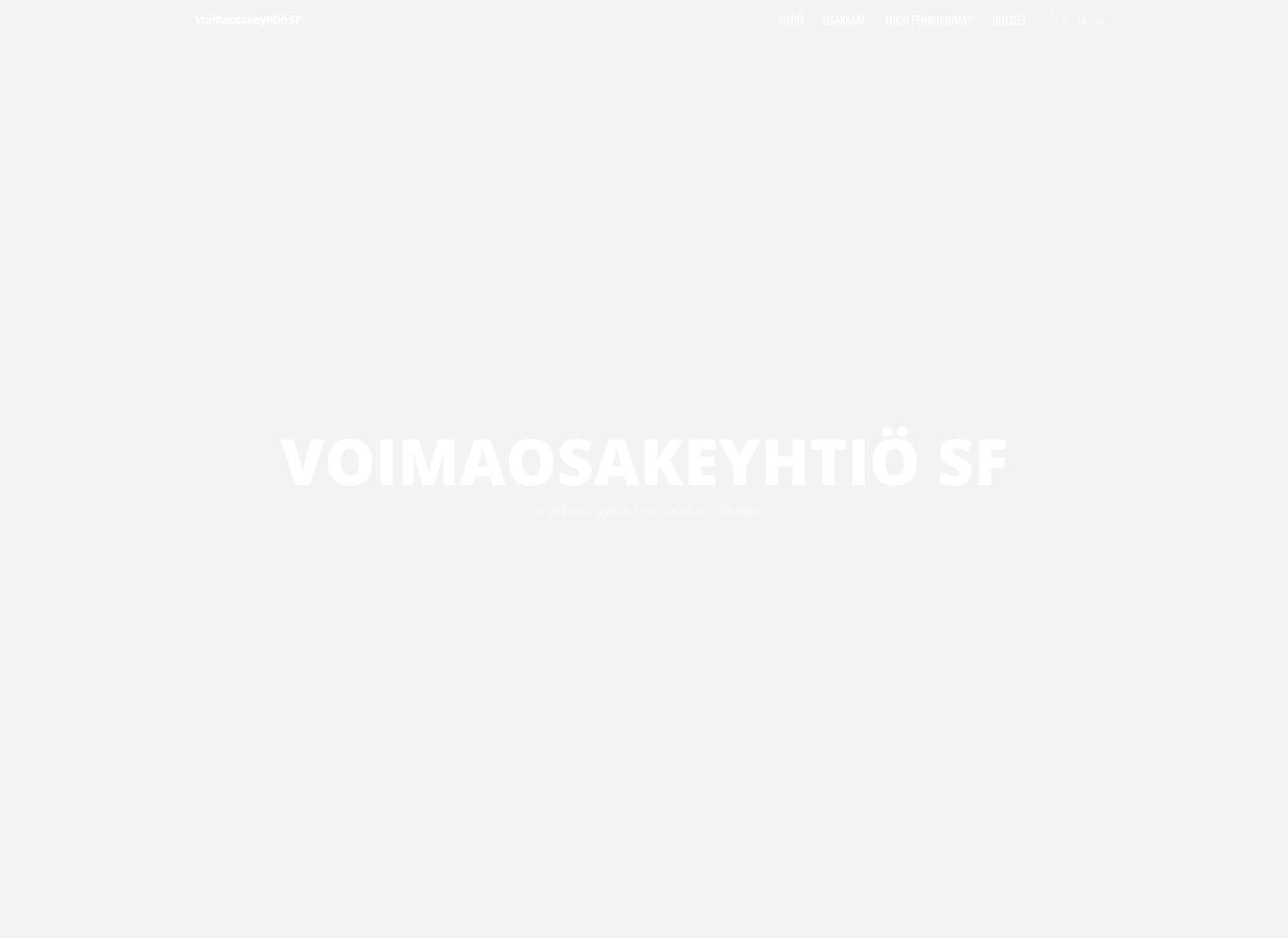 Screenshot for voimaosakeyhtiö.fi