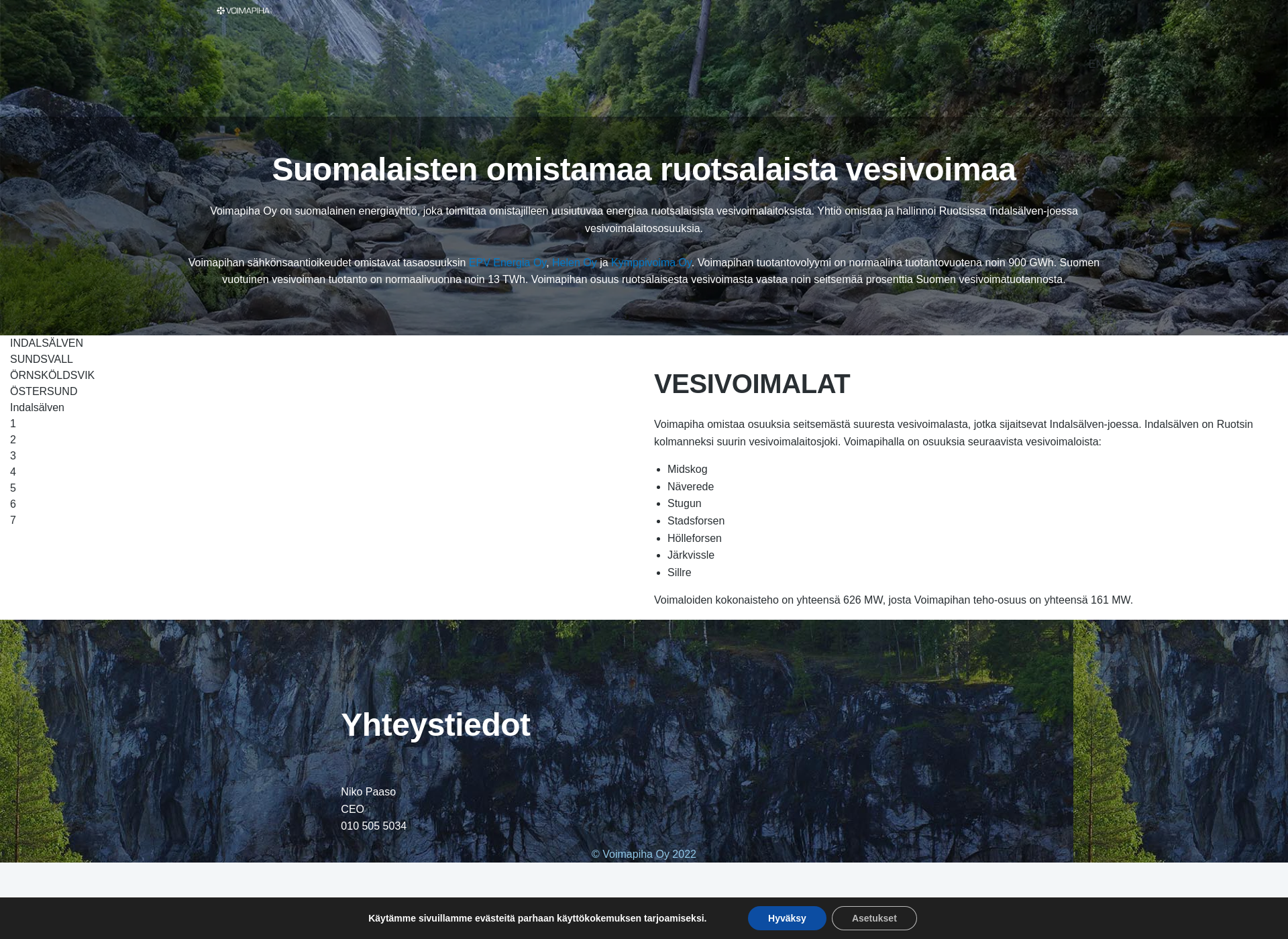 Screenshot for voimapihaoy.fi