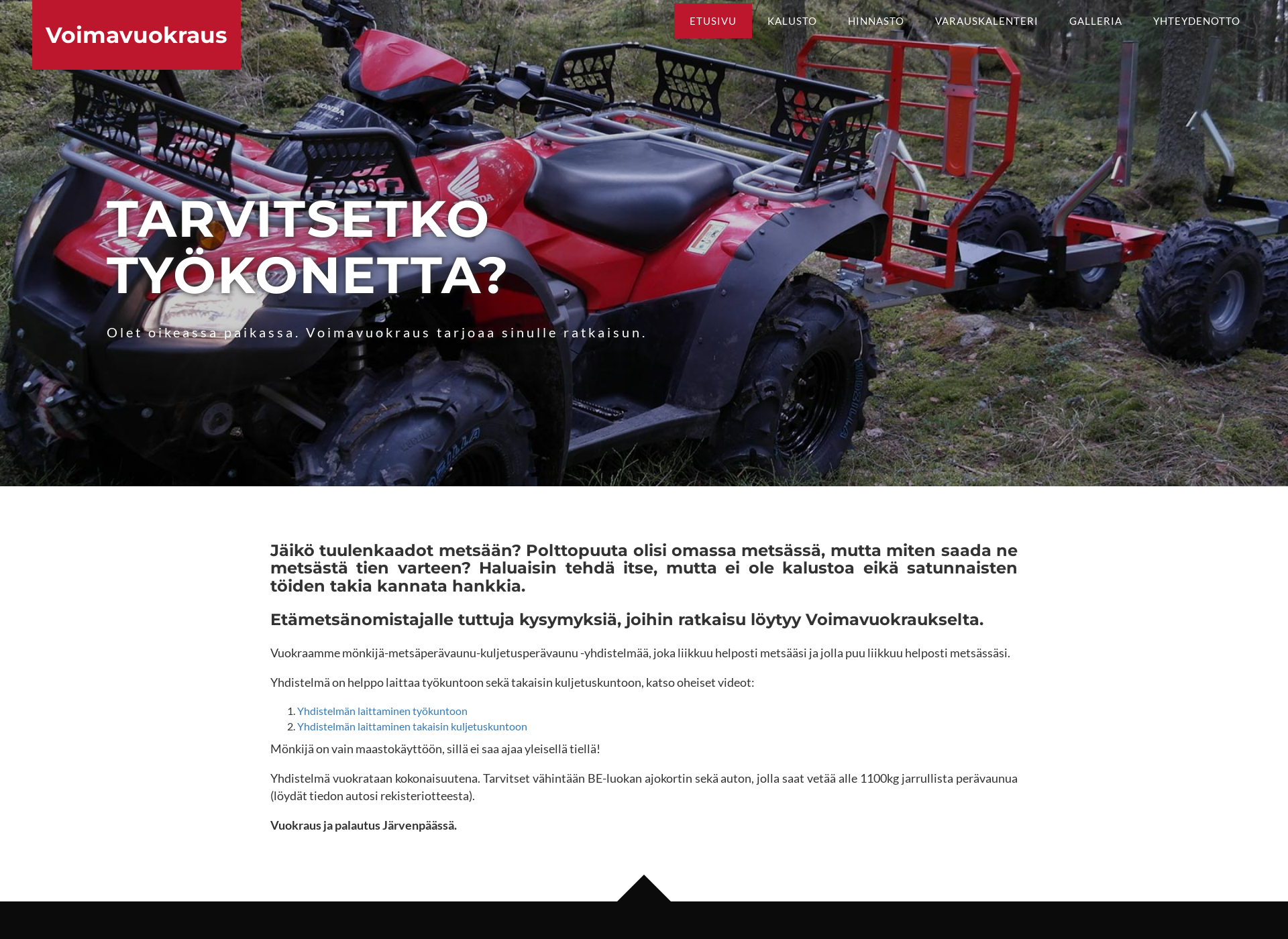 Screenshot for voimavuokraus.fi