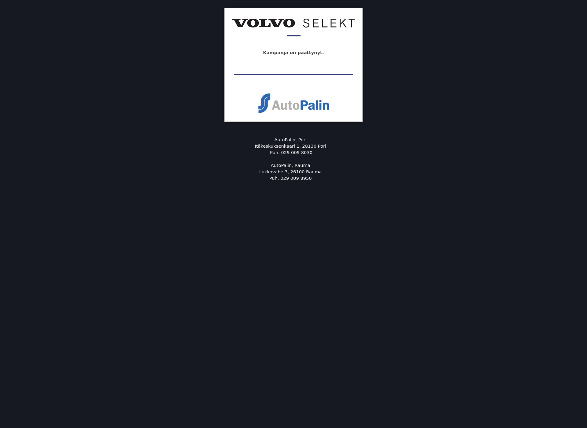 Screenshot for volvo-selekt.fi