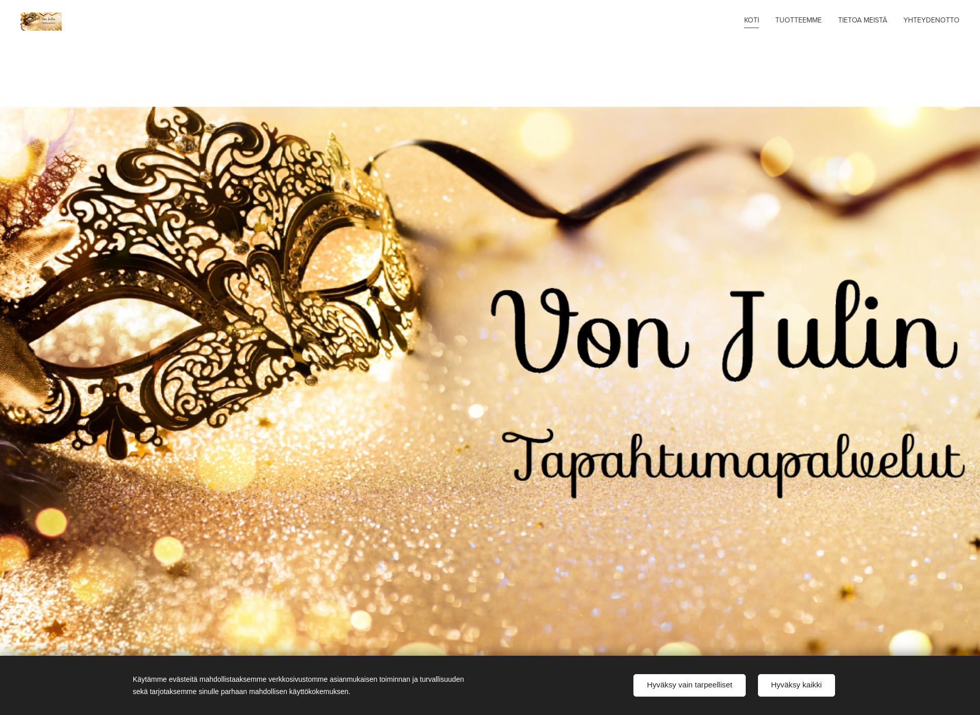 Screenshot for vonjulintapahtumapalvelut.fi