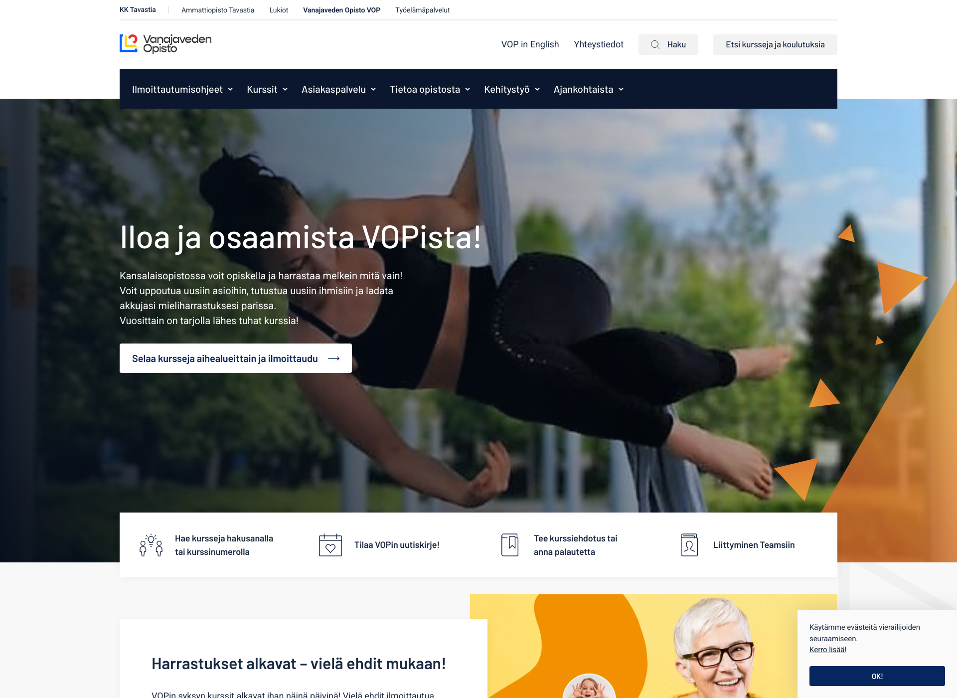 Screenshot for vop.fi