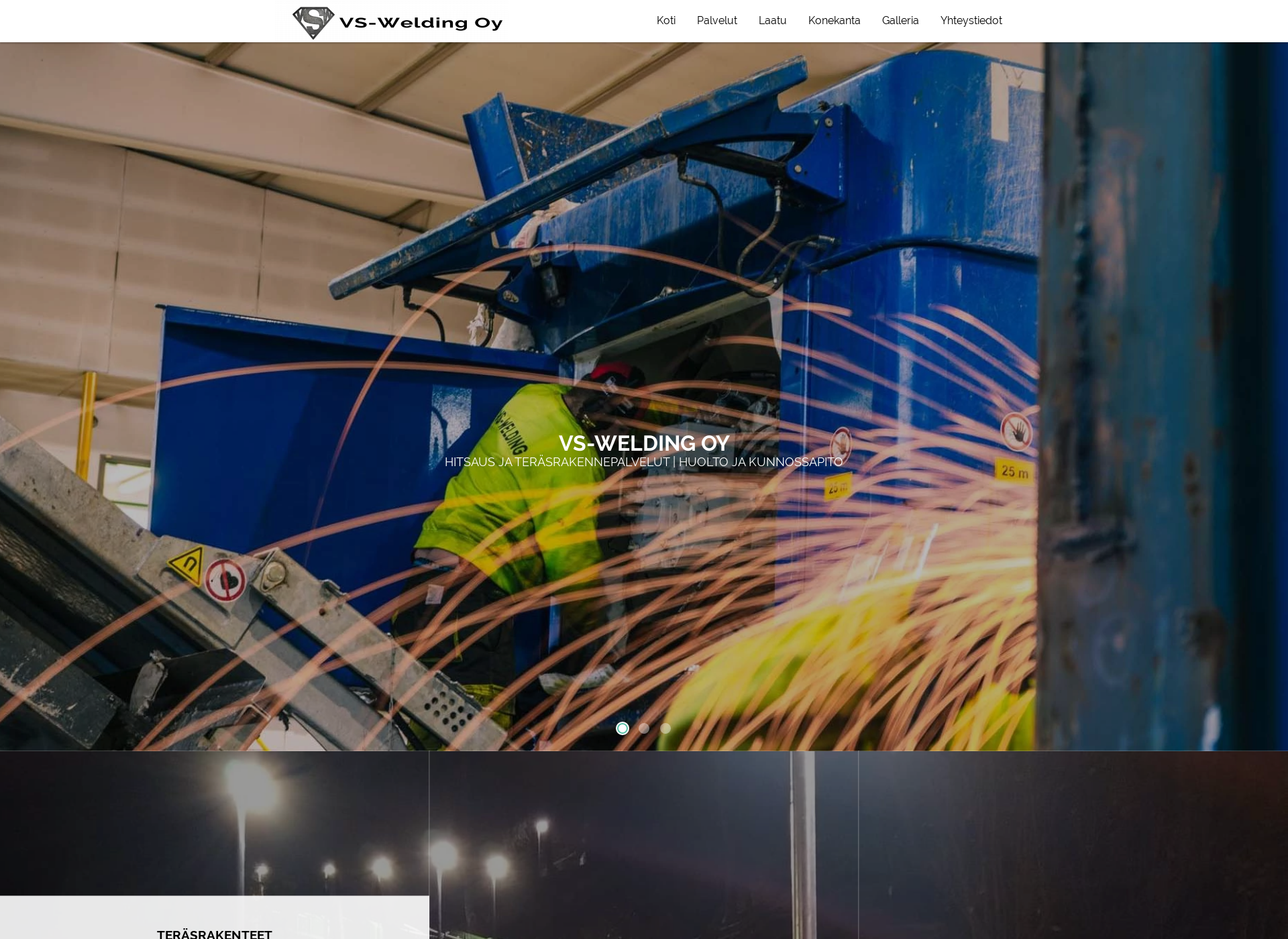 Screenshot for vs-welding.fi