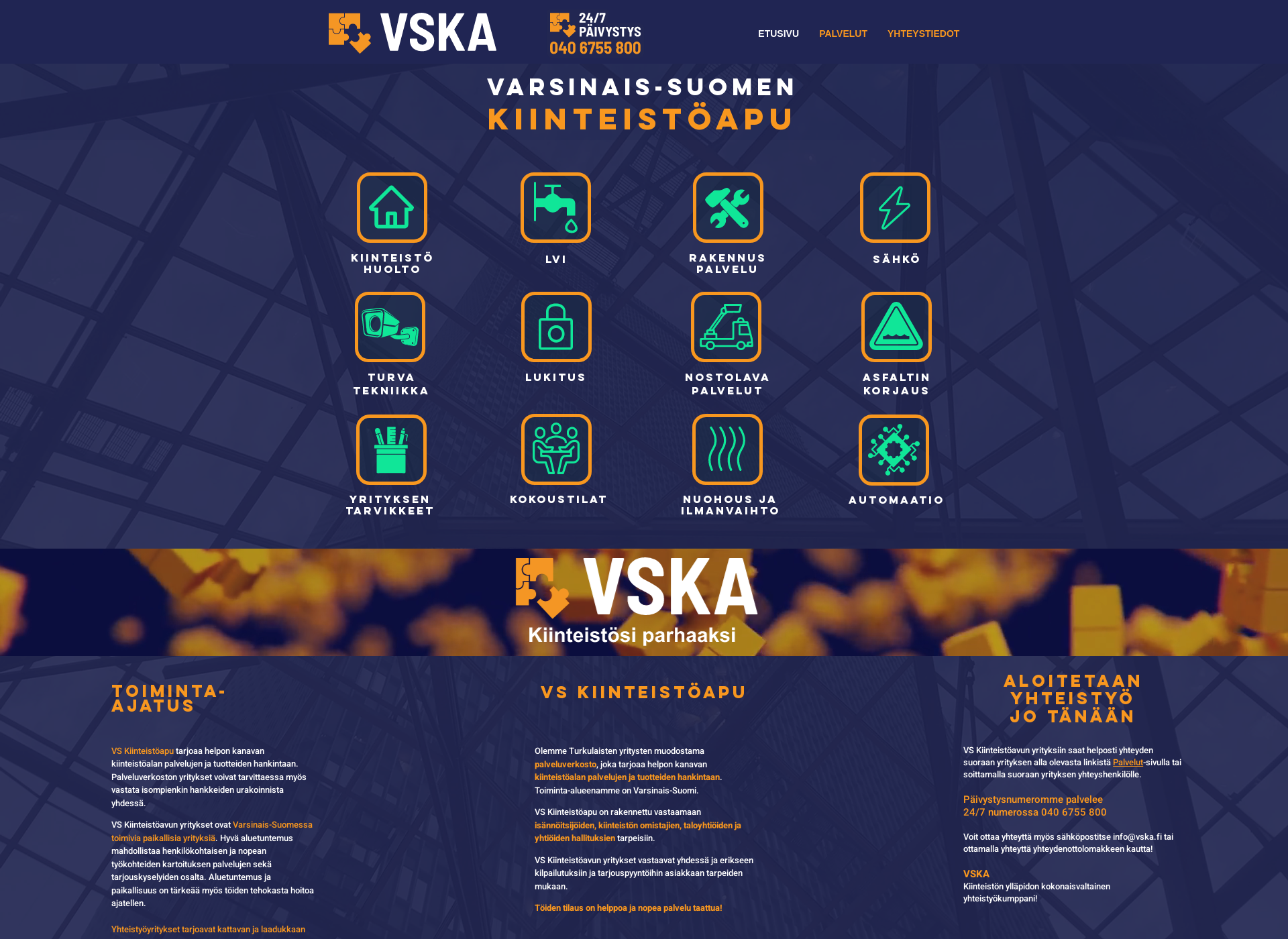 Screenshot for vska.fi
