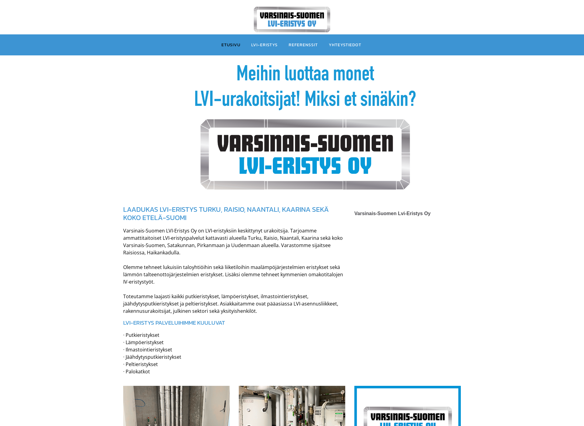 Screenshot for vslvieristys.fi