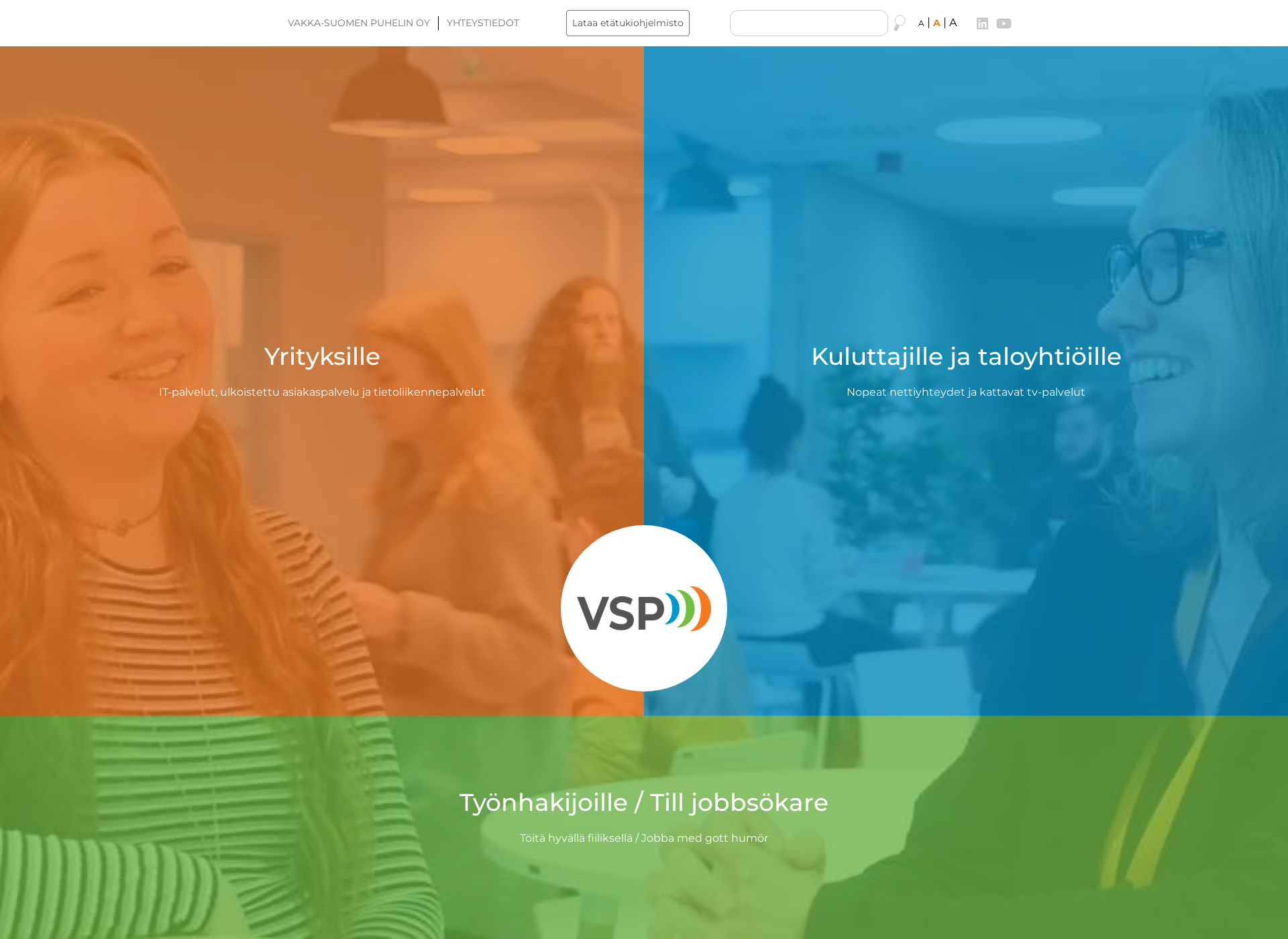 Screenshot for vsp.fi