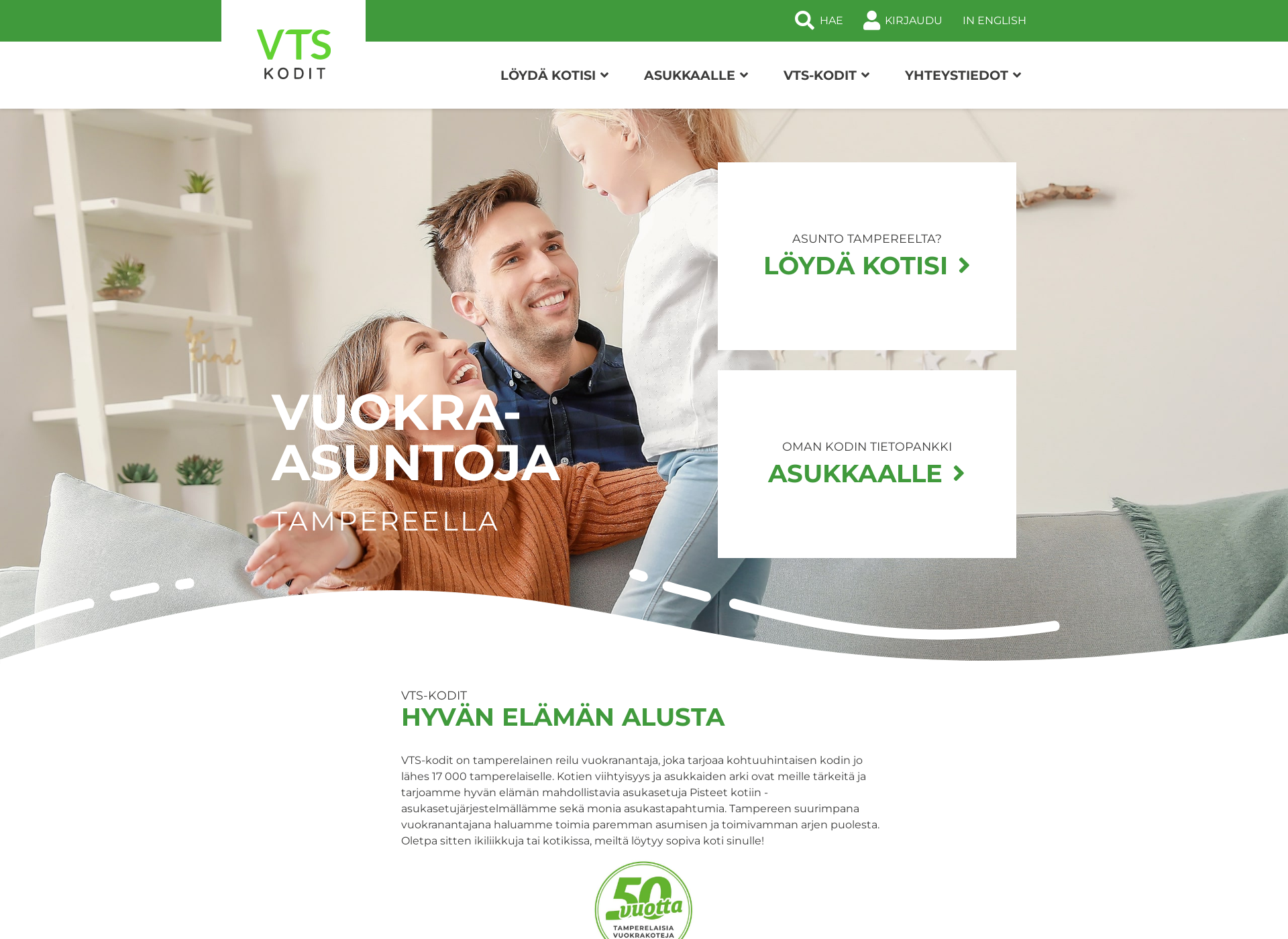 Screenshot for vts.fi