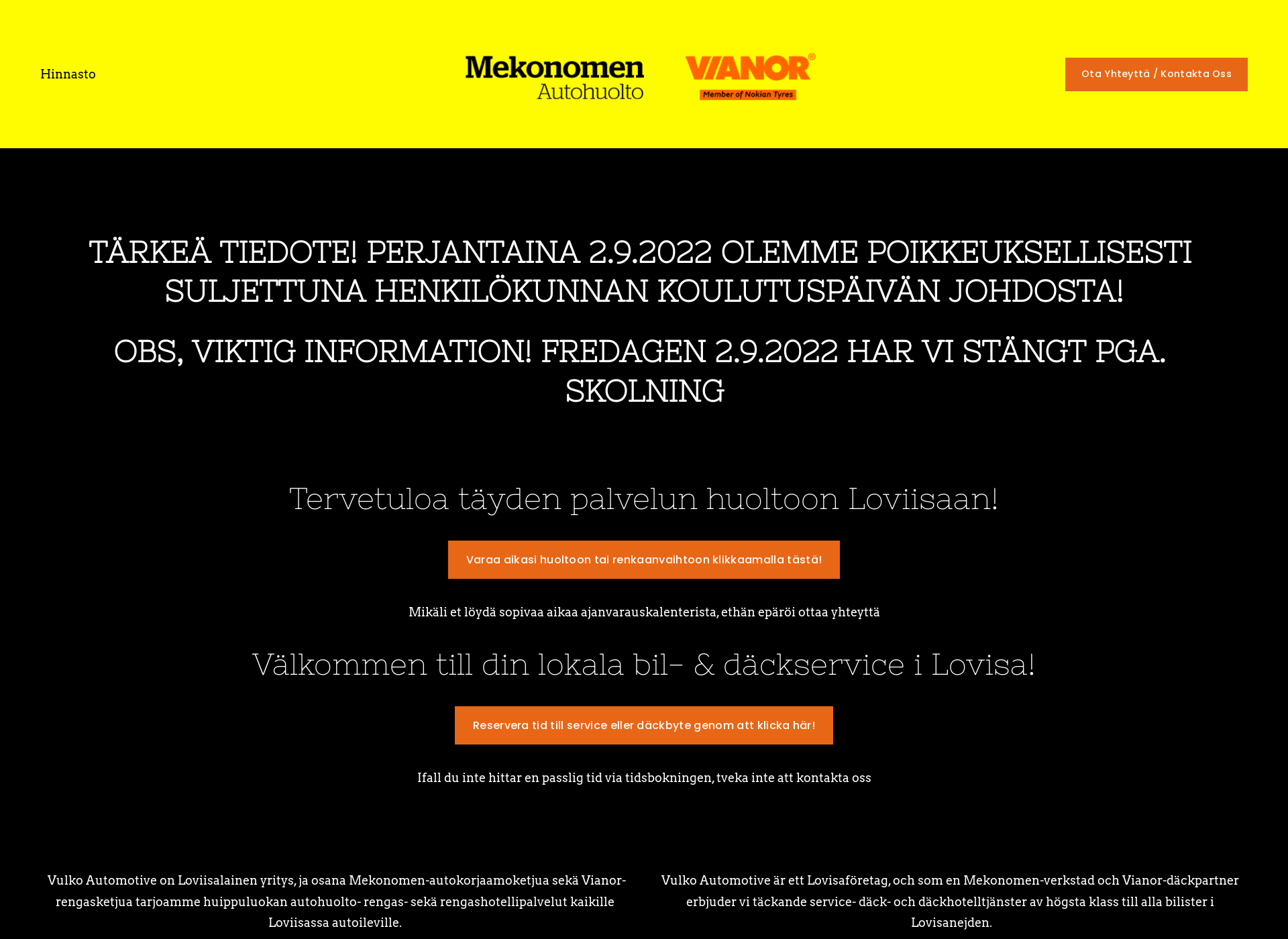 Screenshot for vulko.fi