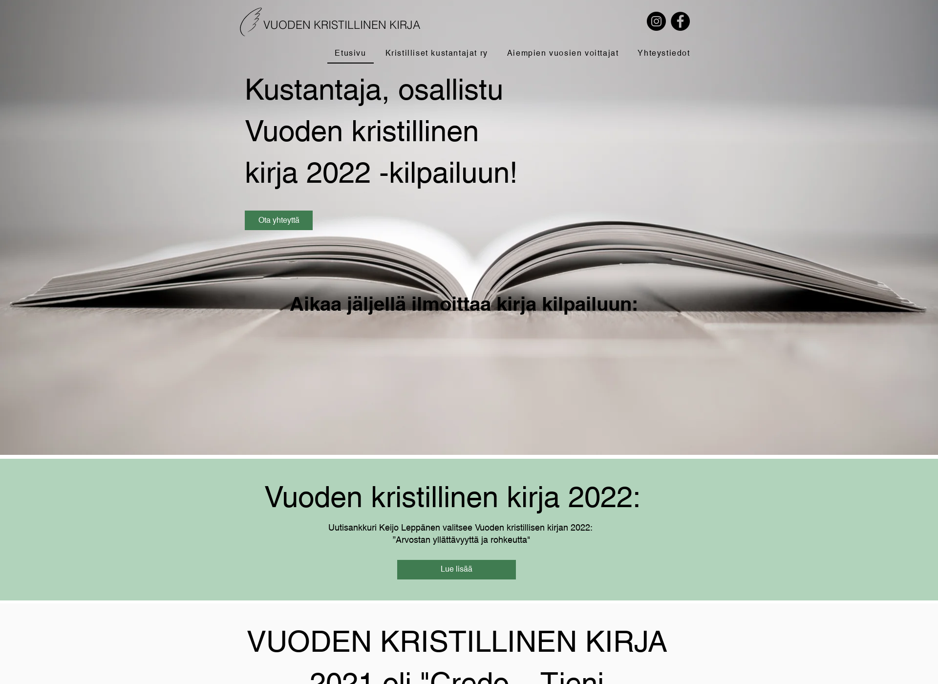 Screenshot for vuodenkristillinenkirja.fi