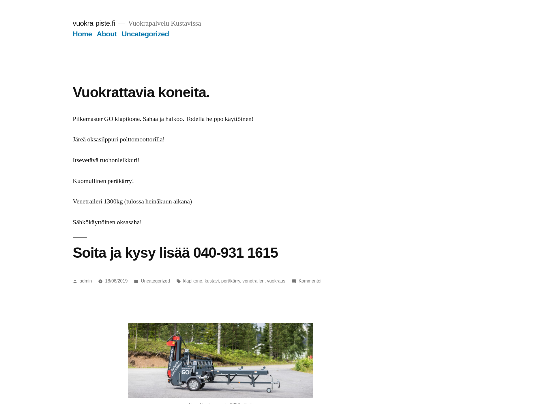 Screenshot for vuokra-piste.fi