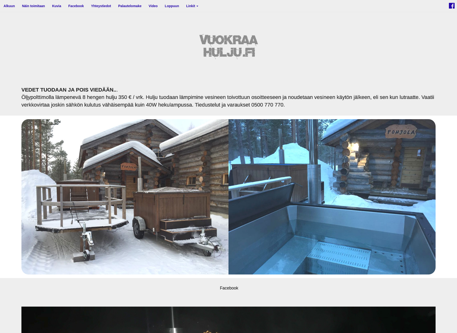 Screenshot for vuokraahulju.fi