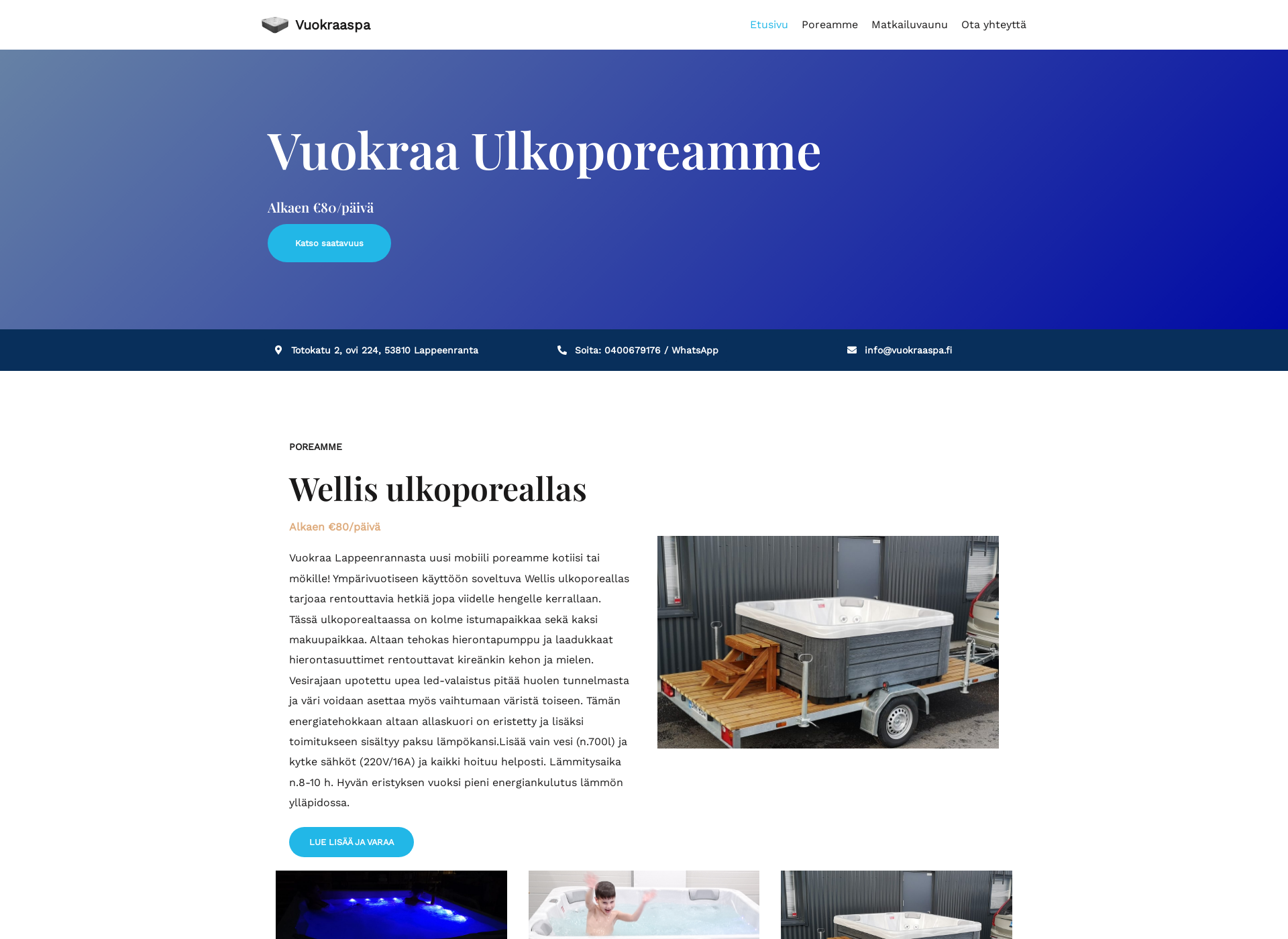 Screenshot for vuokraaspa.fi
